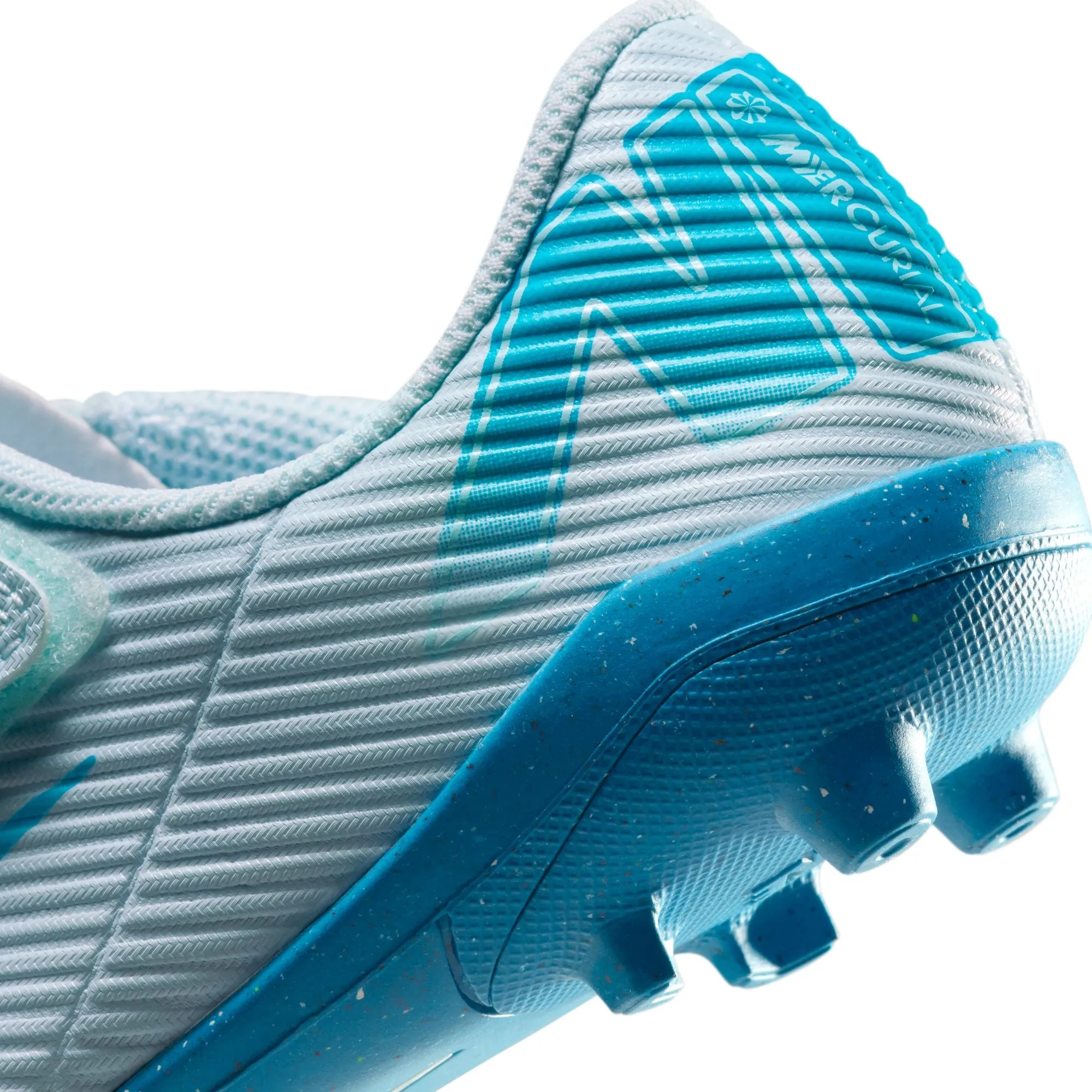 Nike Junior Mercurial Vapor 16 Club FG/MG Hartplatz/Verschiedene Böden PS (V) Fußballschuh - Gletscherblau/Blauer Orbit