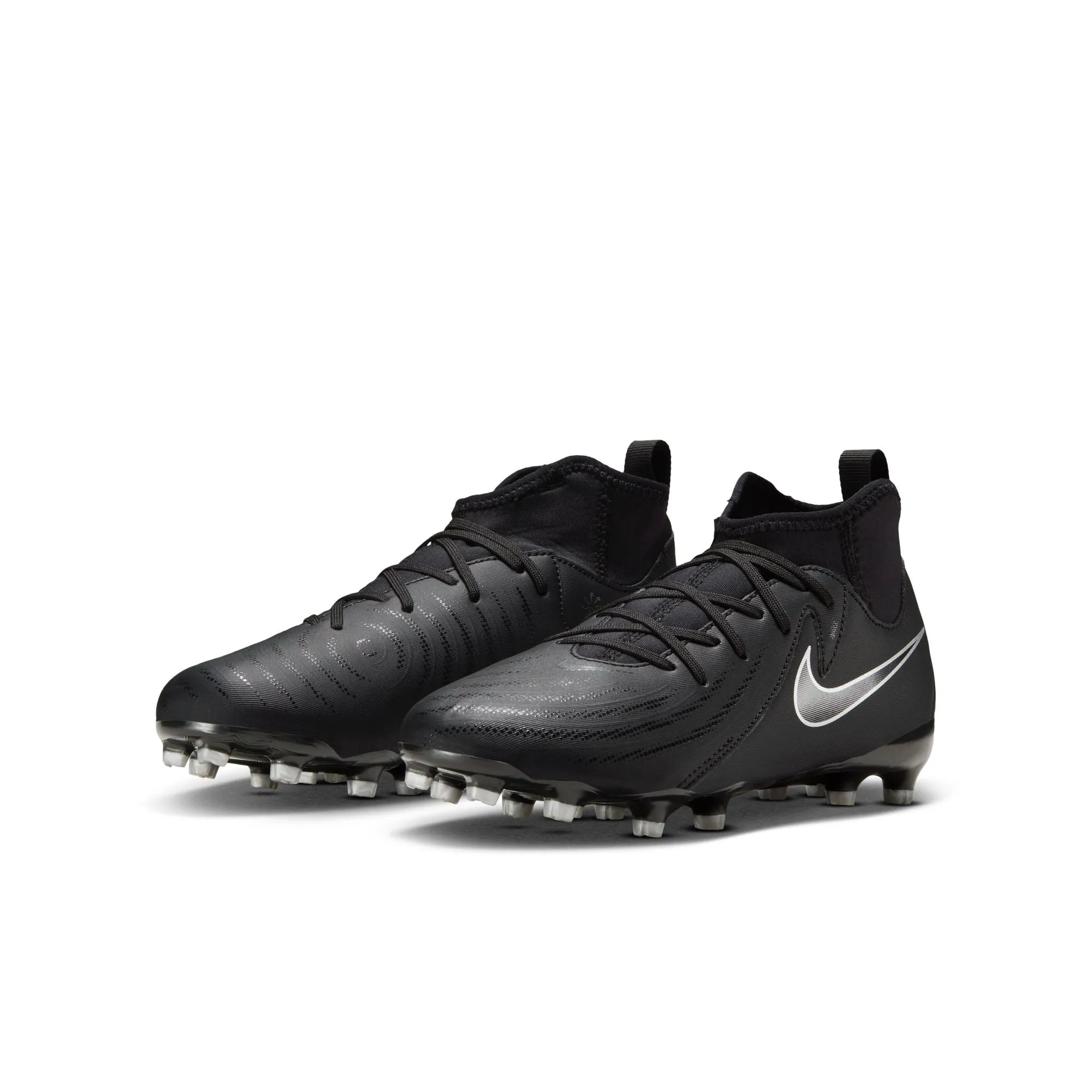 Nike Junior Phantom Luna II Academy FG Fußballschuhe für festen Untergrund - Schwarz
