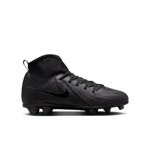 Nike Junior Phantom Luna II Academy MG High-Top Fußballschuhe - Schwarz/ Schwarz Deep Jungle