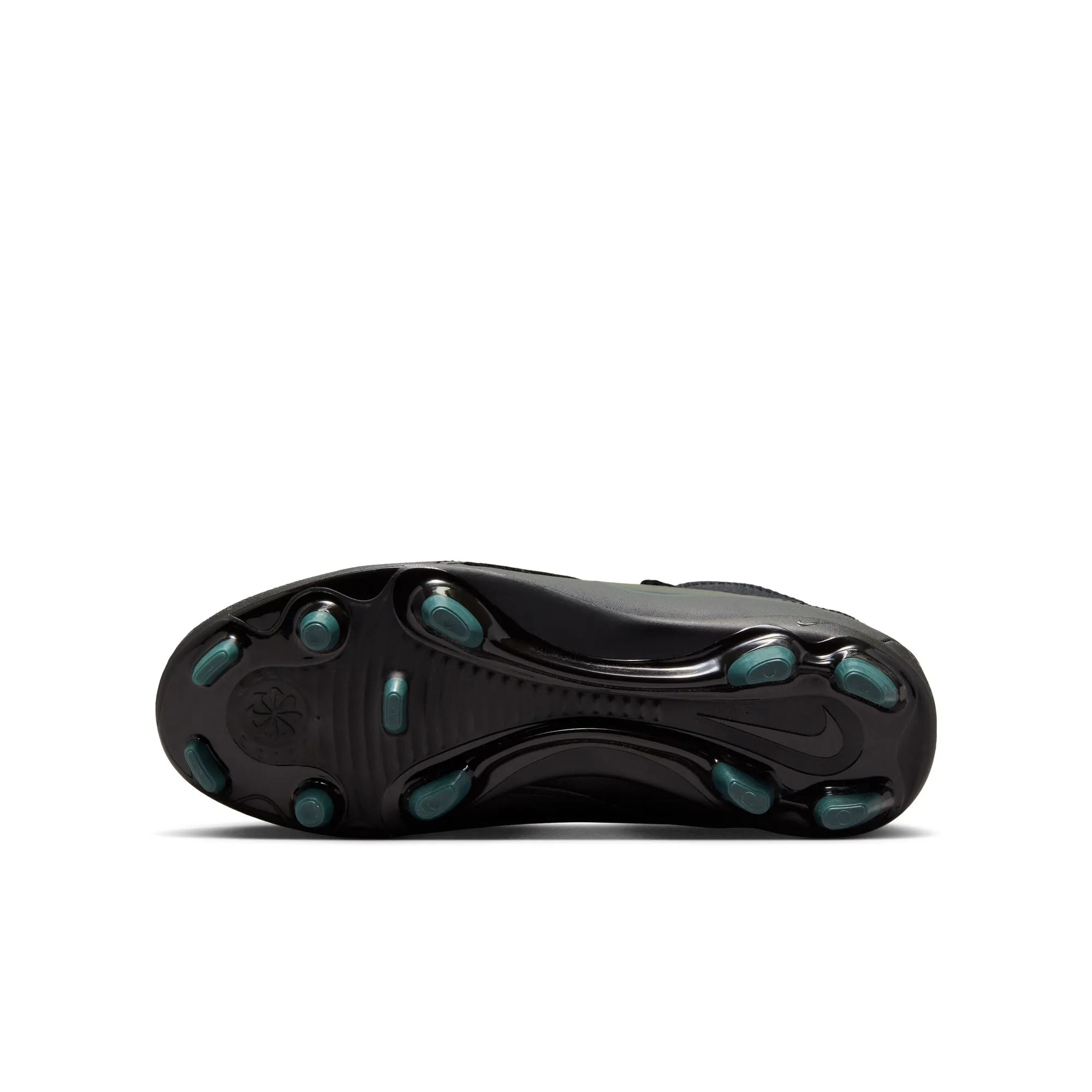 Nike Junior Phantom Luna II Academy MG High-Top Fußballschuhe - Schwarz/ Schwarz Deep Jungle