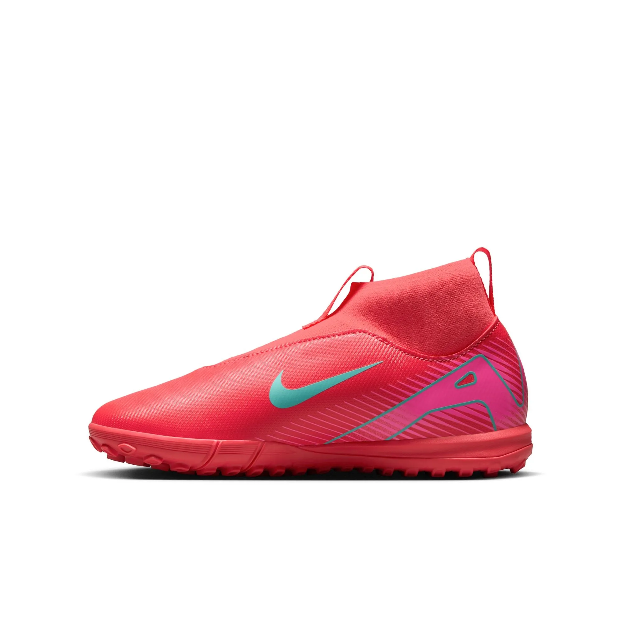 Nike Junior Superfly 10 Academy TF Fußballschuhe für Kunstrasen - Glutlicht/ Polarlichtgrün