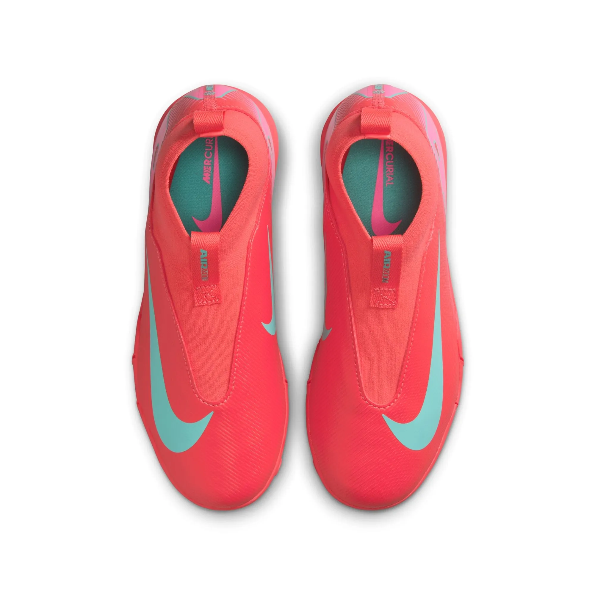 Nike Junior Superfly 10 Academy TF Fußballschuhe für Kunstrasen - Glutlicht/ Polarlichtgrün
