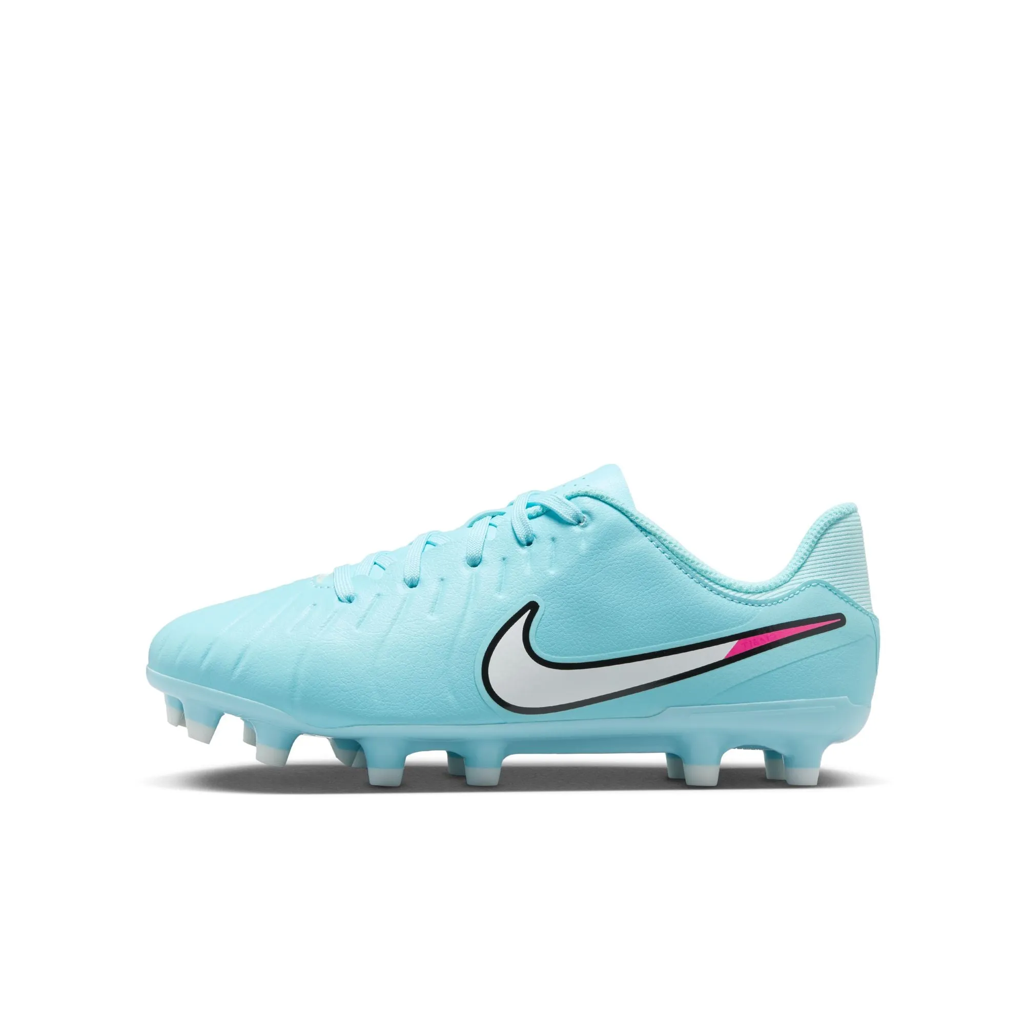 Nike Junior Tiempo Legend 10 Academy FG Fußballschuhe für festen Untergrund - Copa/Weiß