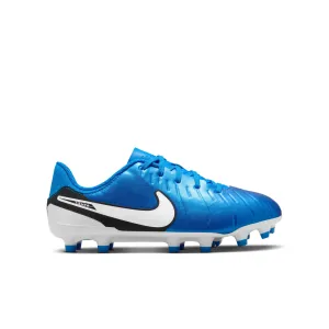 Nike Junior Tiempo Legend 10 Academy FG/MG Fußballschuhe für festen Boden - Soar/Weiß