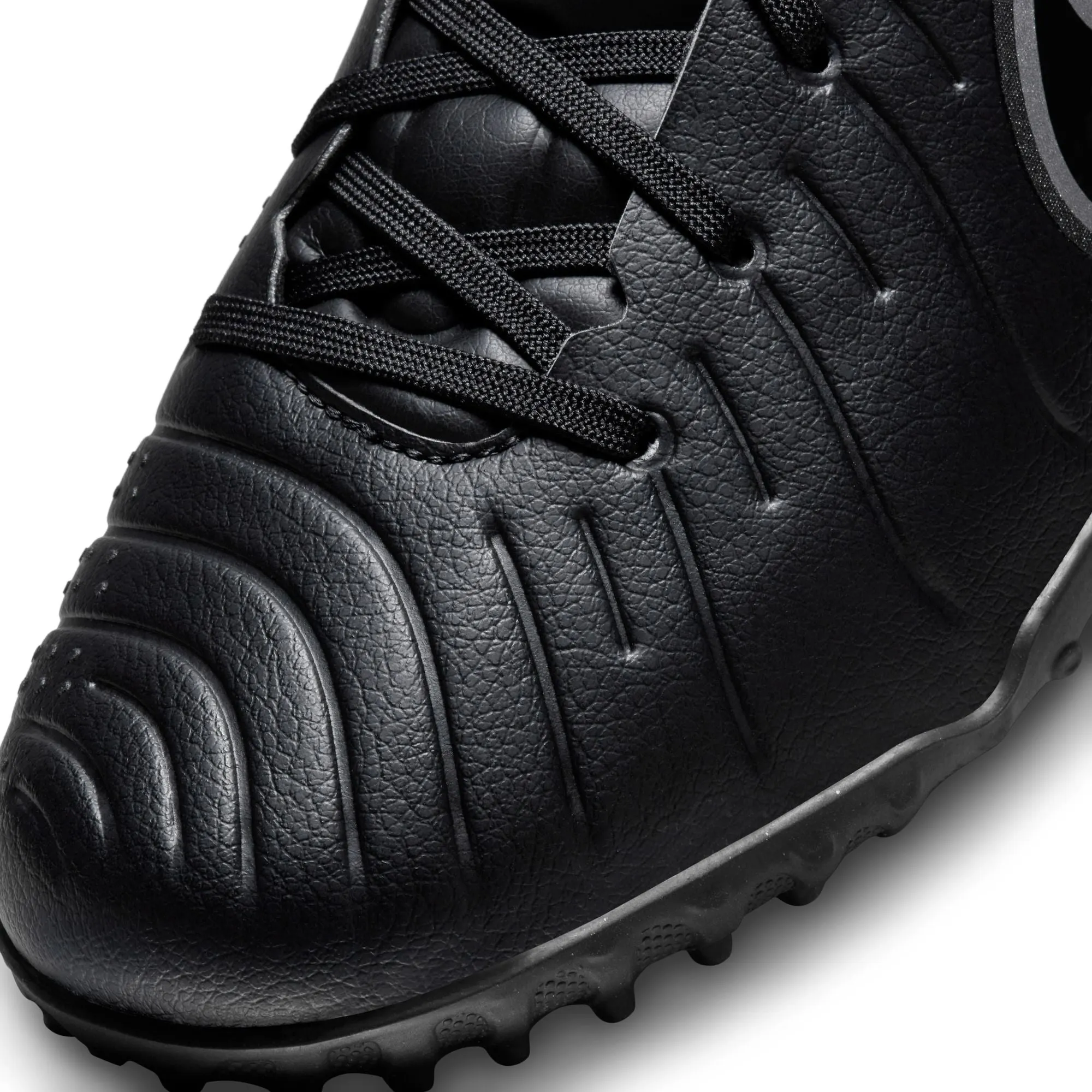 Nike Junior Tiempo Legend 10 Academy TF Fußballschuhe für Kunstrasen - Schwarz Chrom/ Hyper Royal