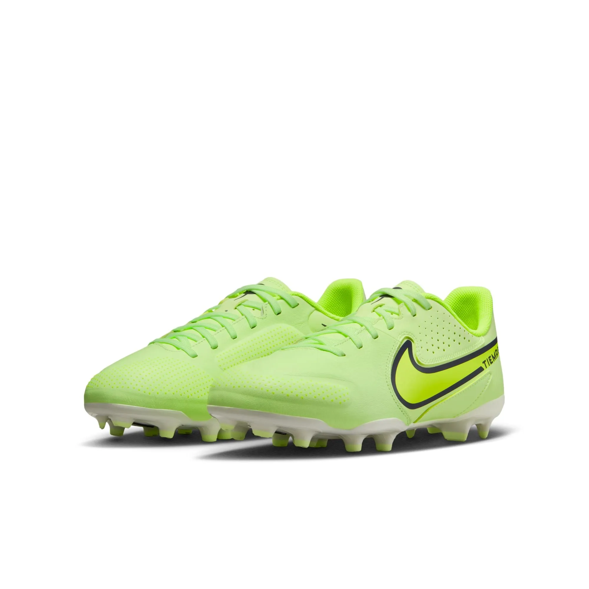Nike Junior Tiempo Legend 9 Academy FG/MG Fußballschuhe für festen Untergrund - Barely Volt/Volt Summit White