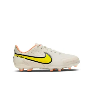 Nike Junior Tiempo Legend 9 Academy FG/MG Fußballschuhe für festen Boden - Phantom/Gelb