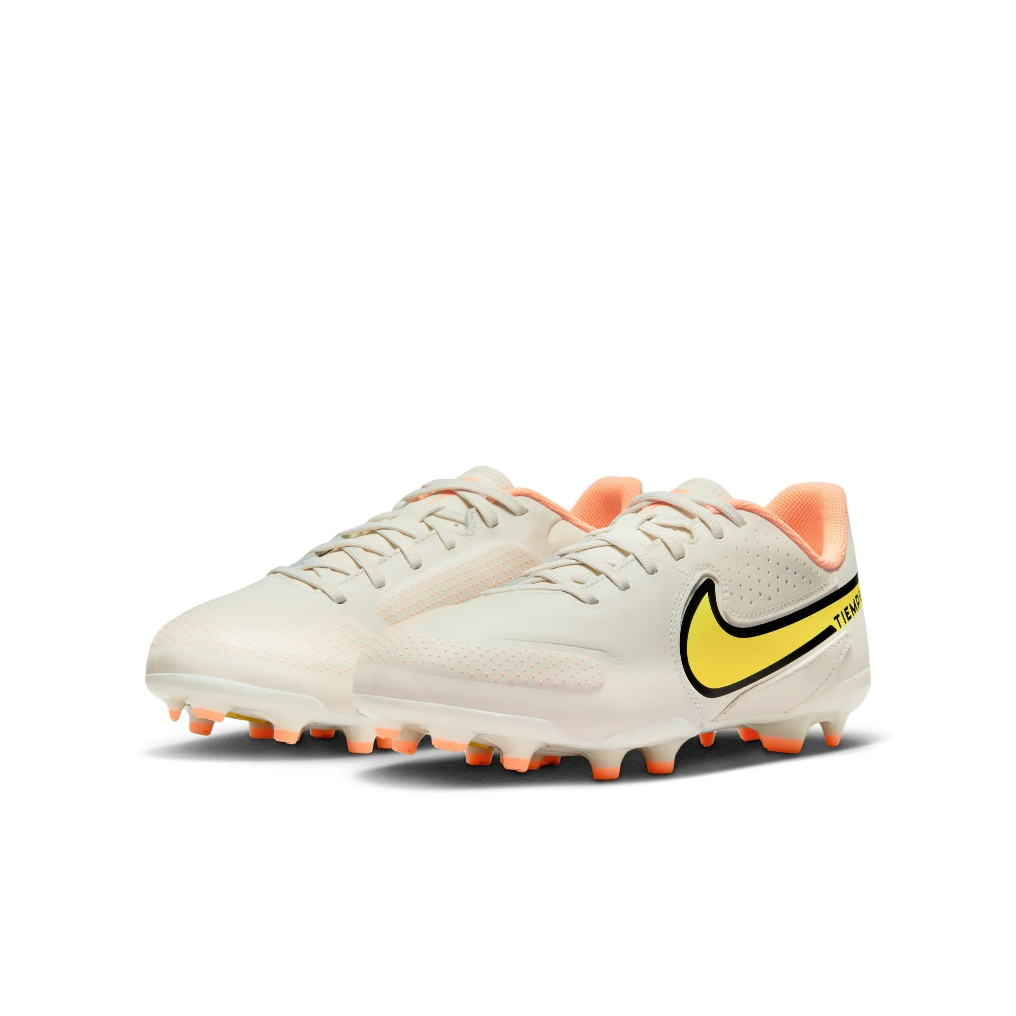 Nike Junior Tiempo Legend 9 Academy FG/MG Fußballschuhe für festen Boden - Phantom/Gelb