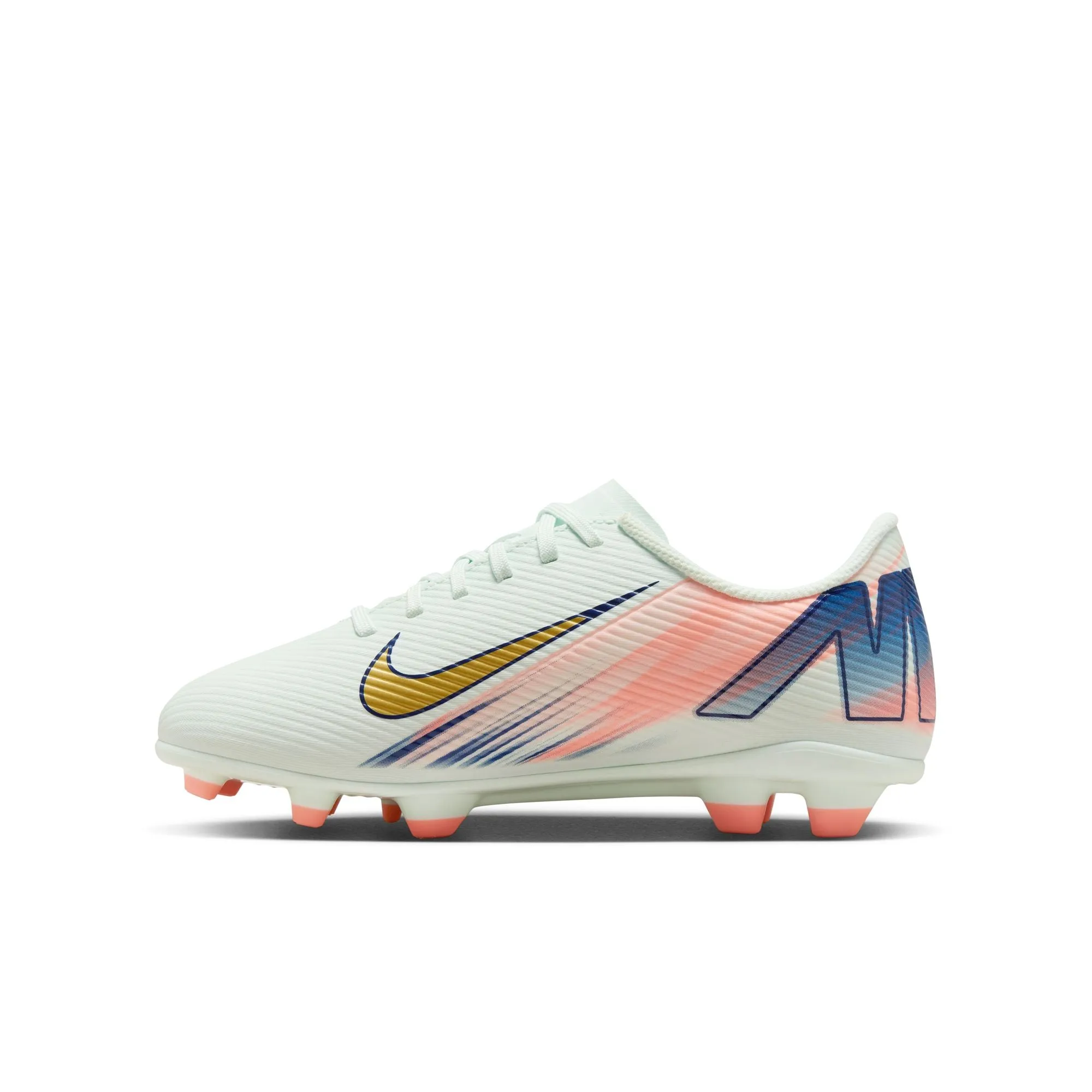 Nike Junior Vapor 16 Club MDS FG/MG Fußballschuhe - Grün/Hellgrün/Metallische Münze