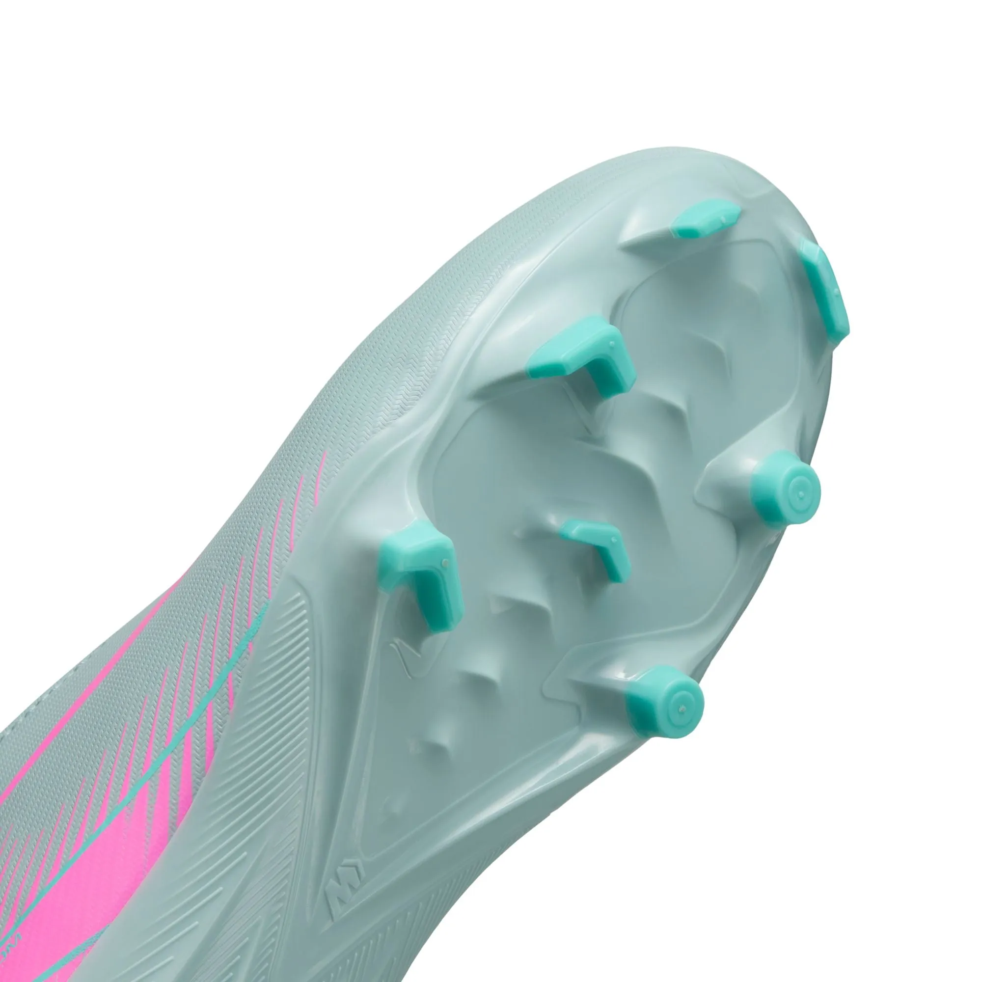 Nike Junior Zoom Superfly 10 Academy FG Schuhe für festen Untergrund - Ocean Cube/ Pink Blast