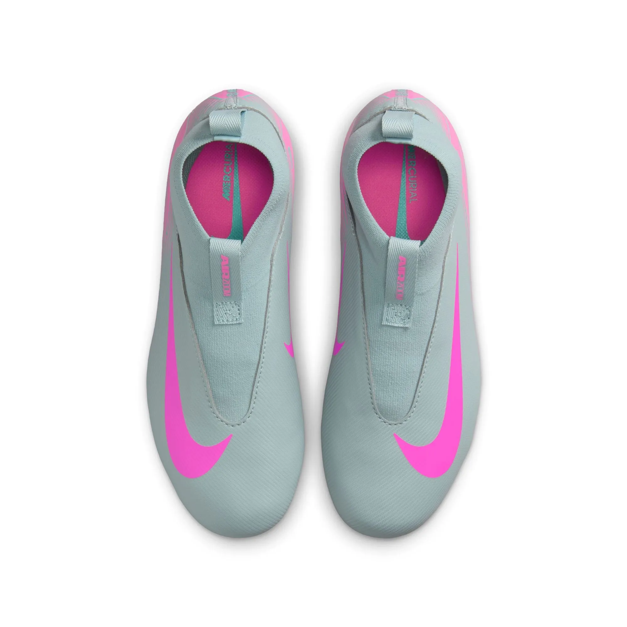 Nike Junior Zoom Superfly 10 Academy FG Schuhe für festen Untergrund - Ocean Cube/ Pink Blast