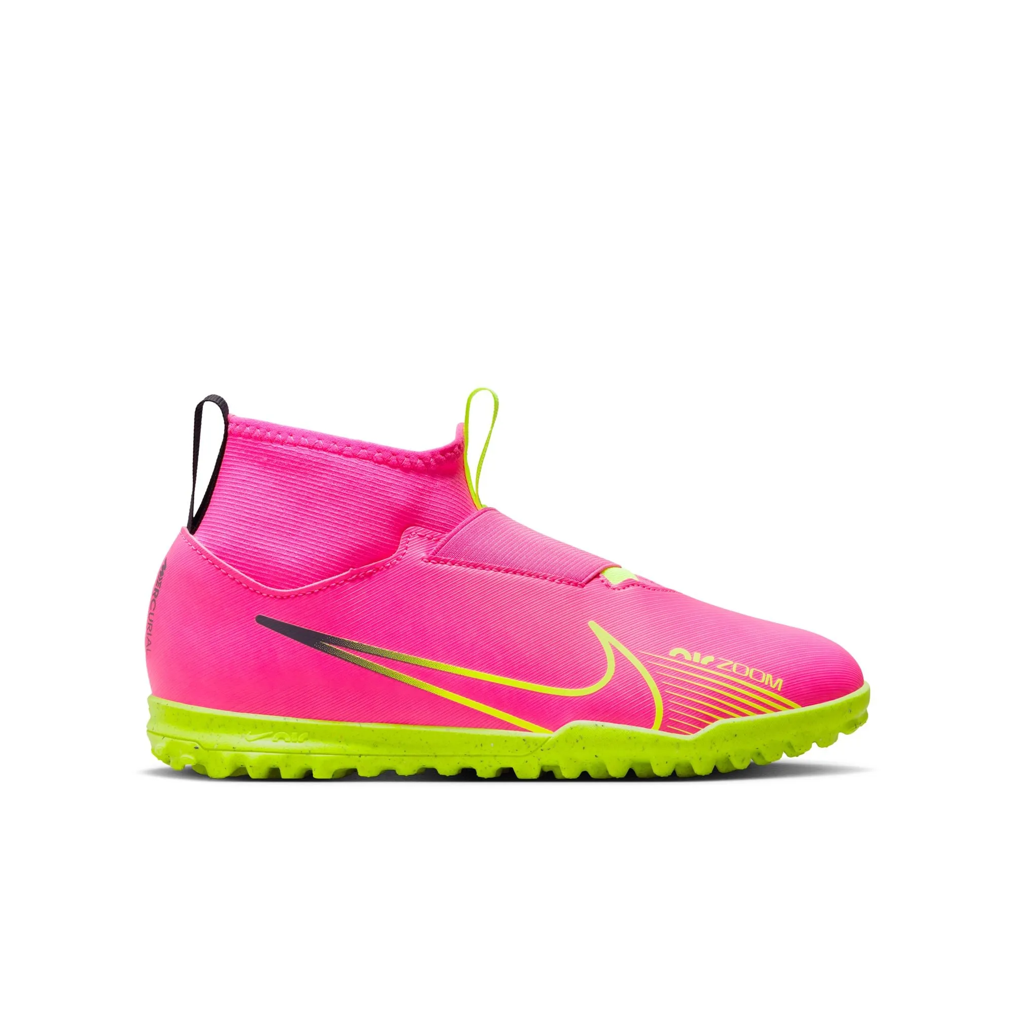 Nike Junior Zoom Superfly 9 Academy Rasenstollen - Pink Blast/Volt Gridiron