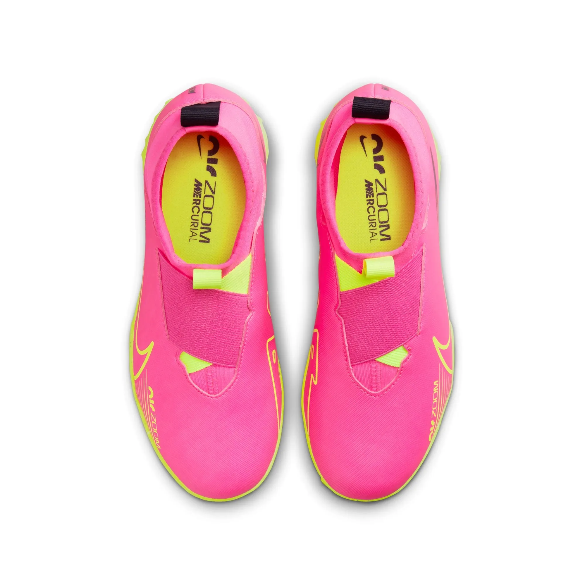 Nike Junior Zoom Superfly 9 Academy Rasenstollen - Pink Blast/Volt Gridiron