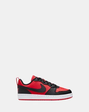 Nike Kinder Schuhe Court Borough Low Recraft Grundschule Uni Rot/Schwarz/Weiß