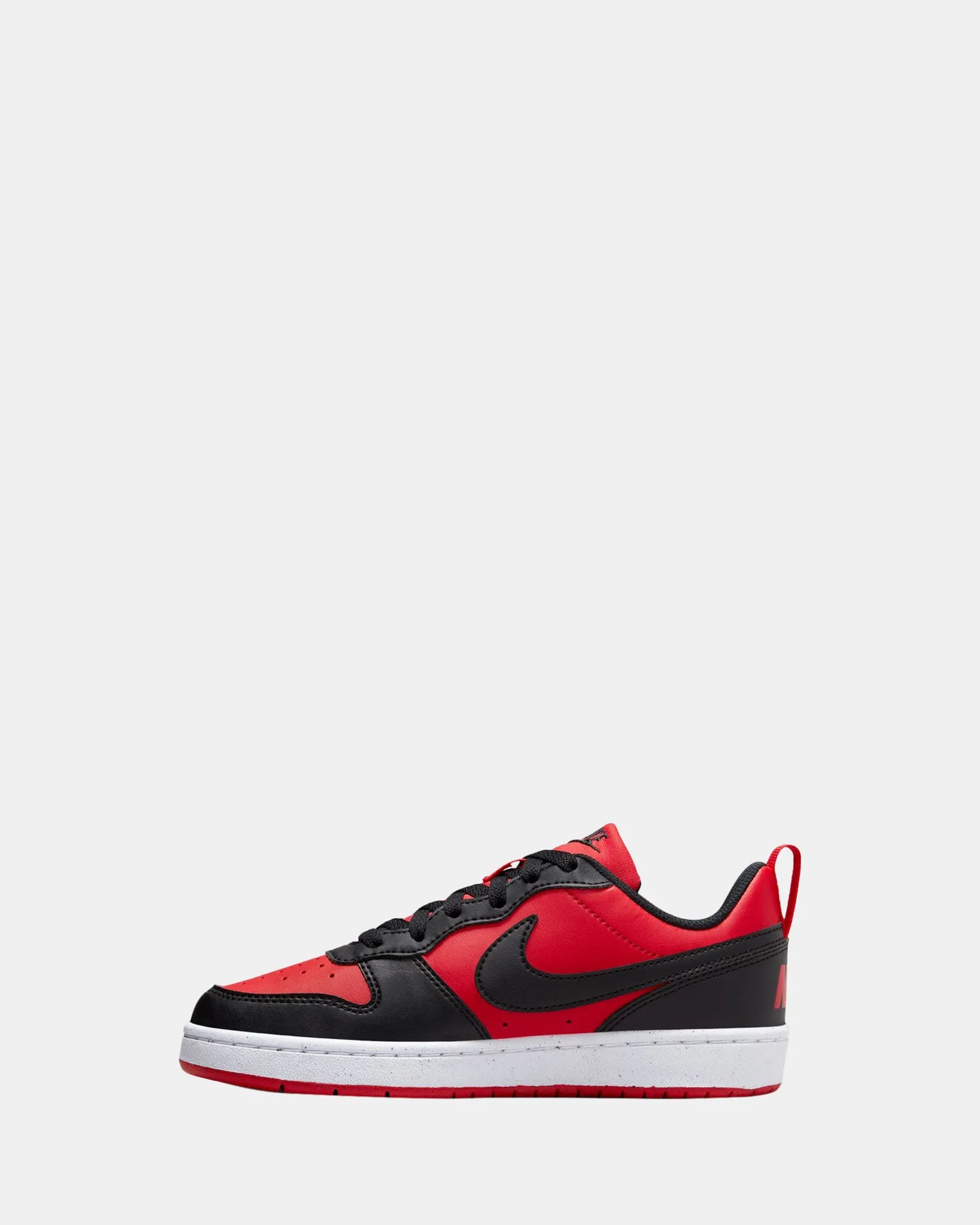 Nike Kinder Schuhe Court Borough Low Recraft Grundschule Uni Rot/Schwarz/Weiß