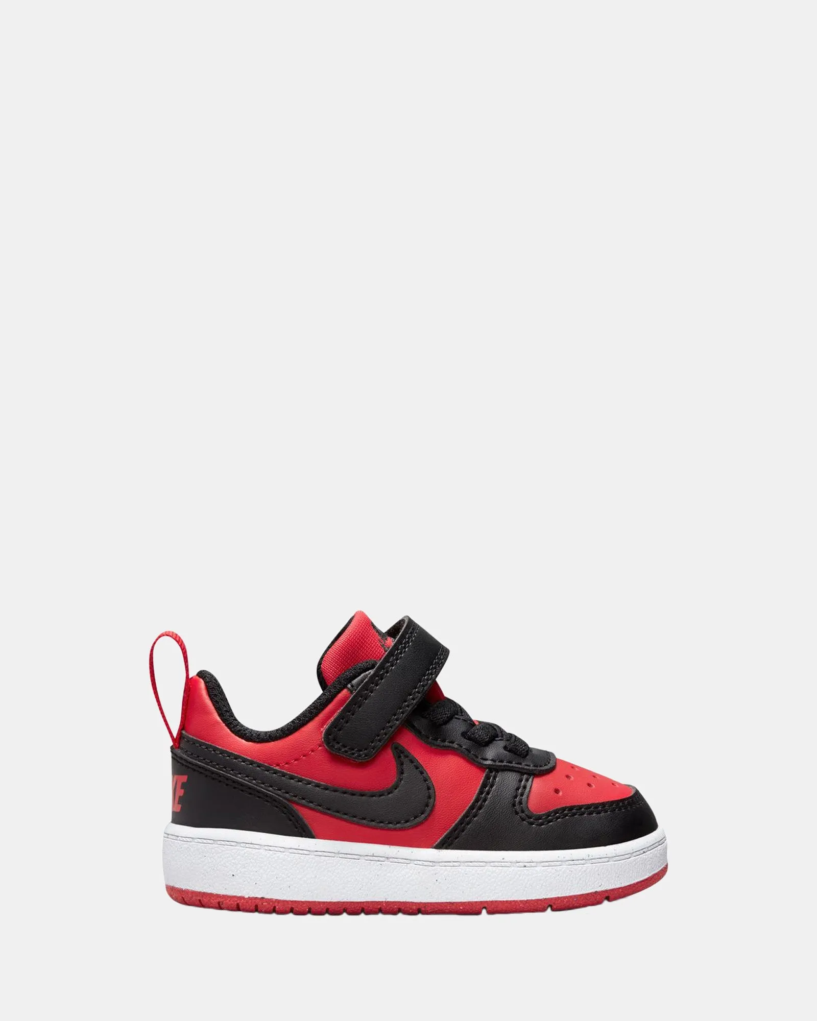 Nike Kinder Schuhe Court Borough Low Recraft Kleinkind Univ Rot/Schwarz/Weiß