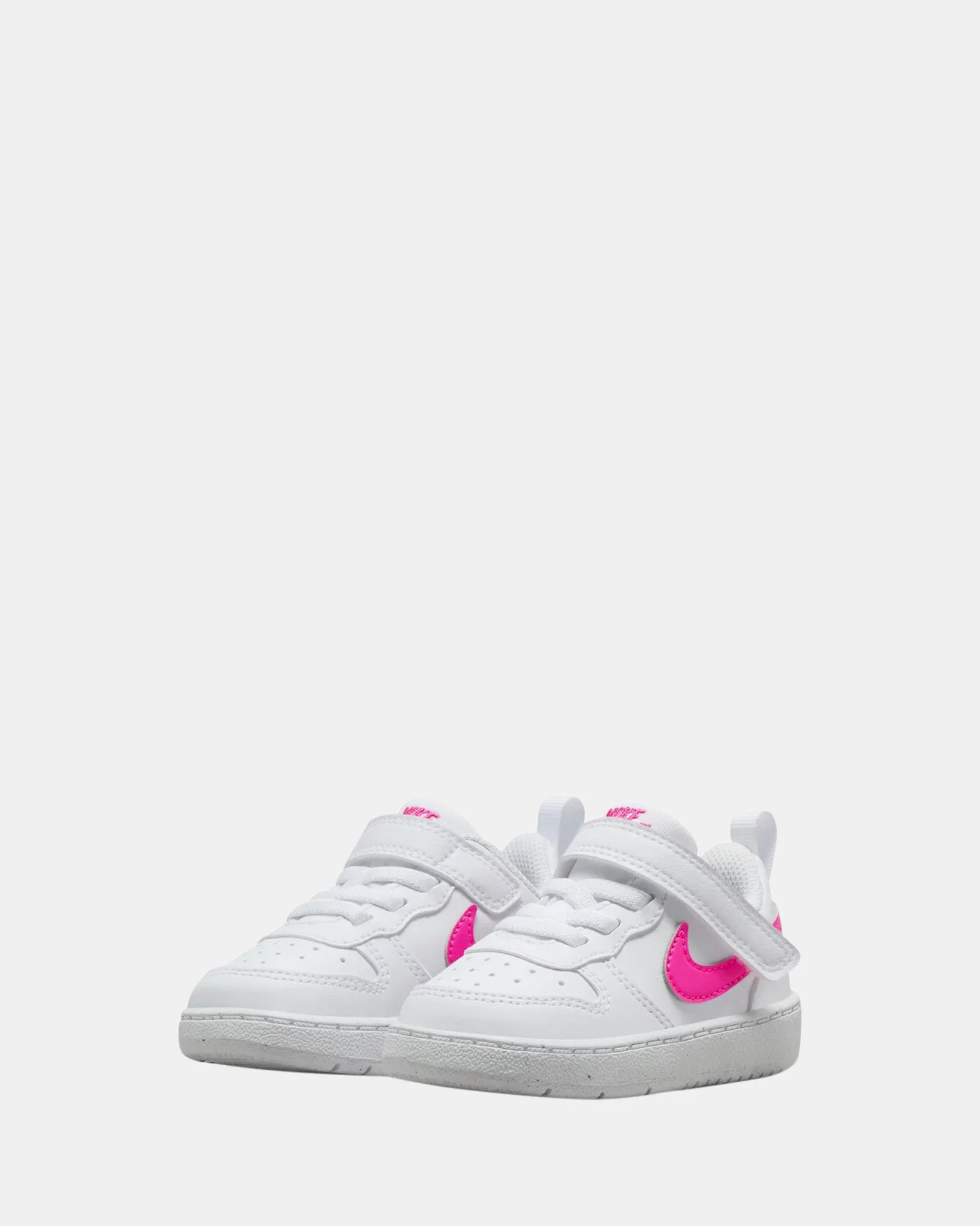 Nike Kinder-Schuhe Court Borough Low Recraft Kleinkind Weiß/Laser Fuchsia