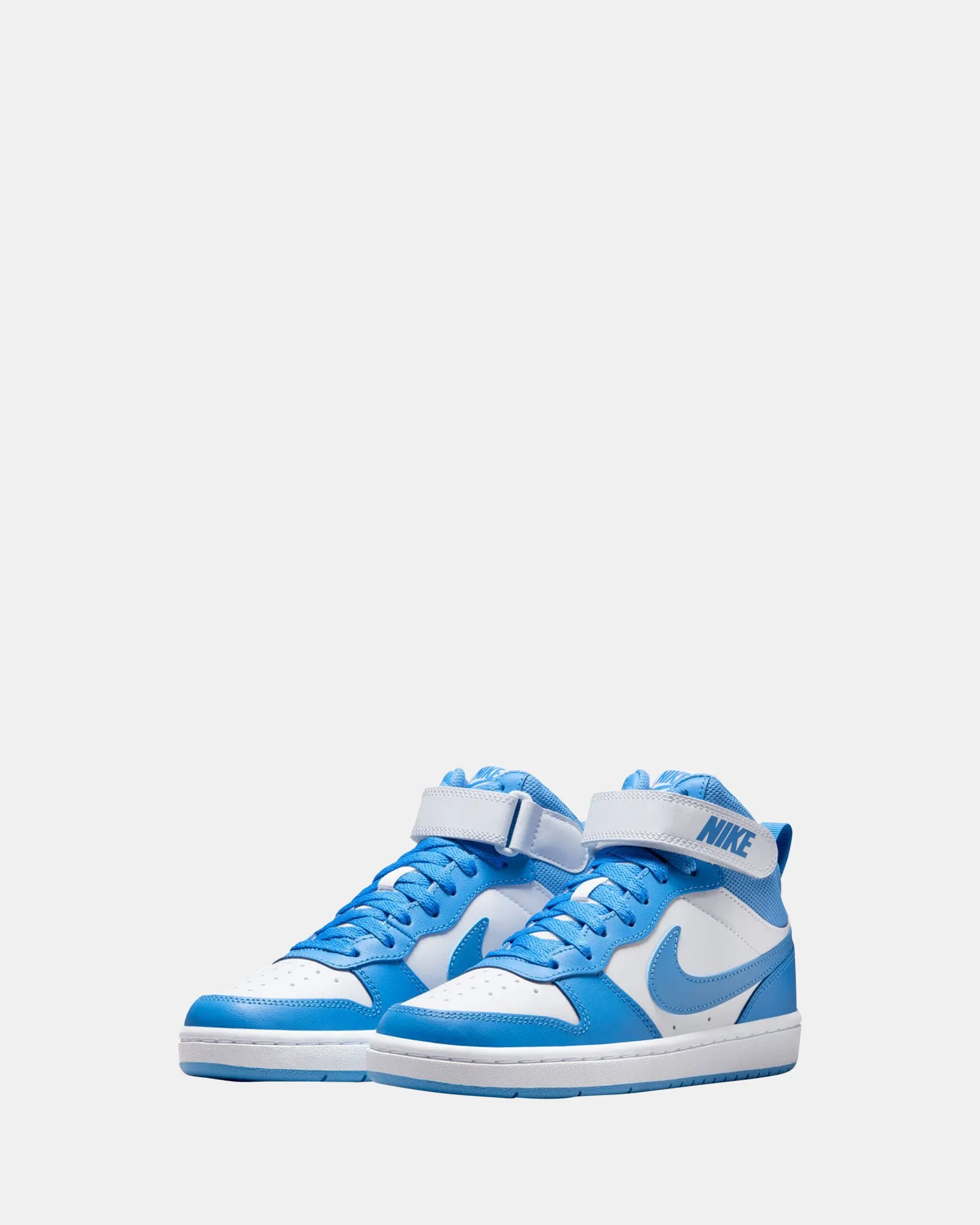 Nike Kinder Schuhe Court Borough Mid 2 Grundschule Weiß/Blau Beyond