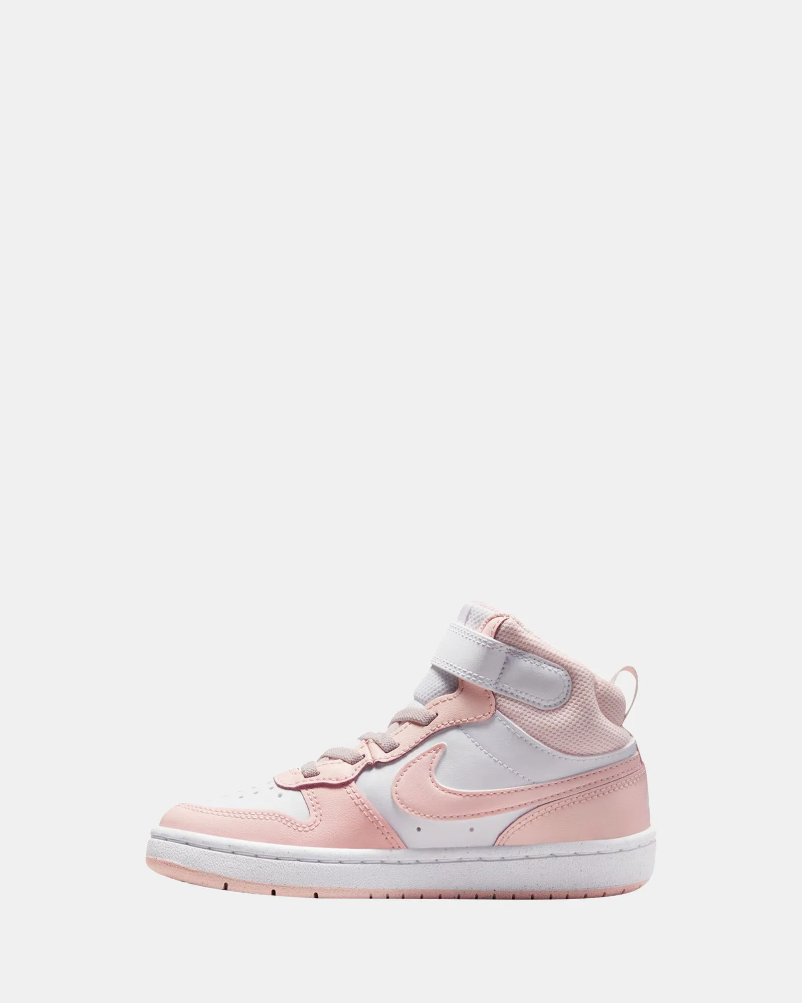 Nike Kinder Schuhe Court Borough Mid 2 Ps G Weiß/Echo Pink