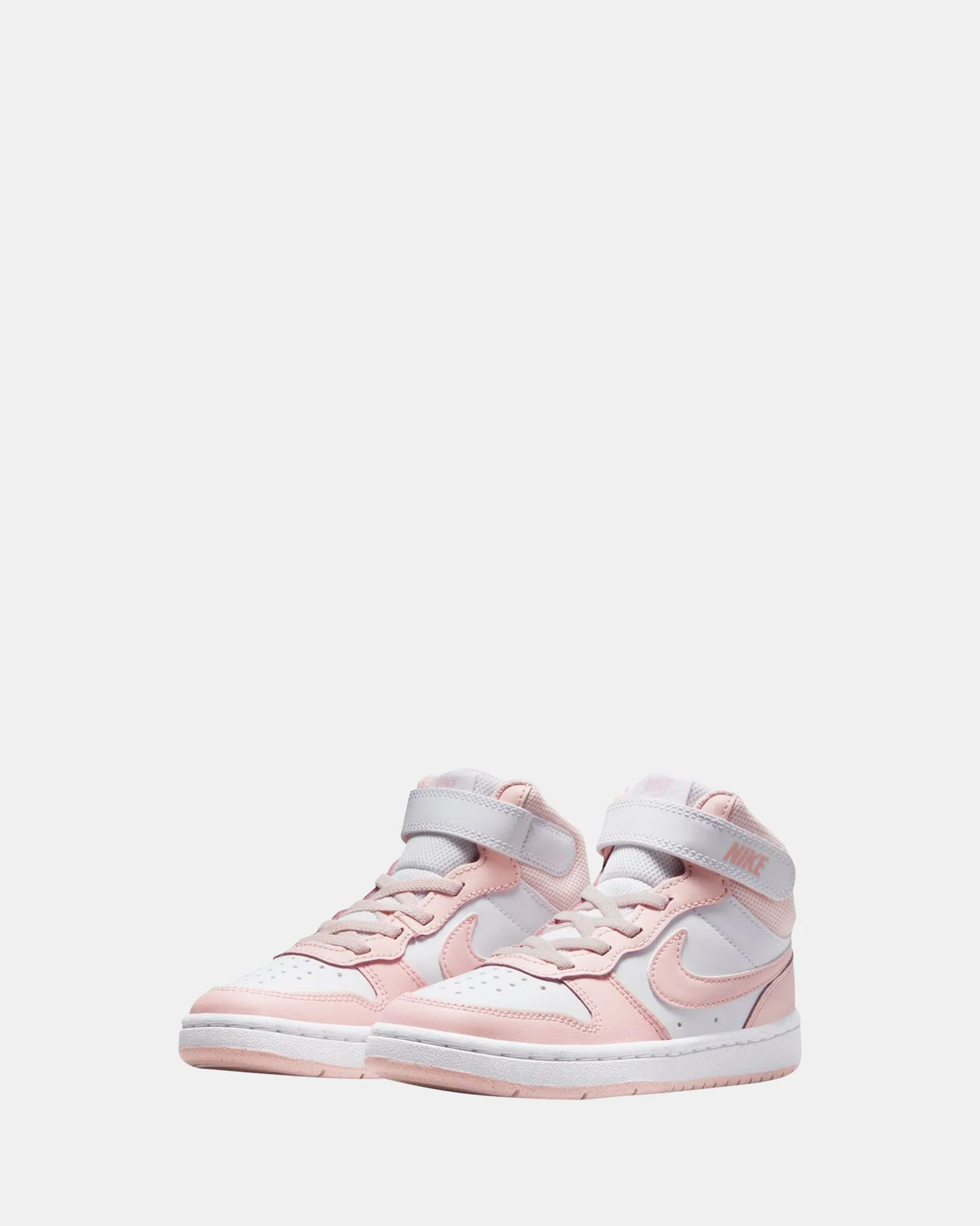 Nike Kinder Schuhe Court Borough Mid 2 Ps G Weiß/Echo Pink