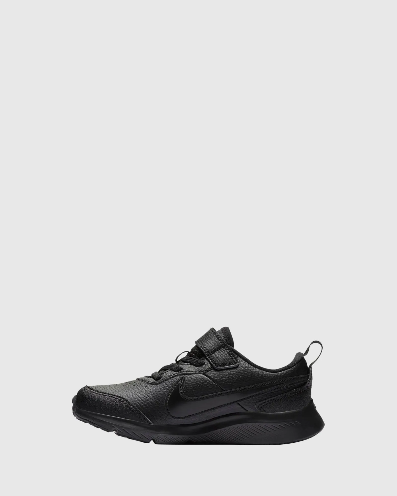 Nike Kinder Schuhe Varsity Leder Vorschule Schwarz