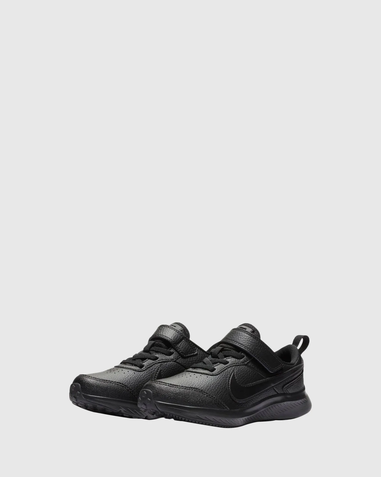 Nike Kinder Schuhe Varsity Leder Vorschule Schwarz