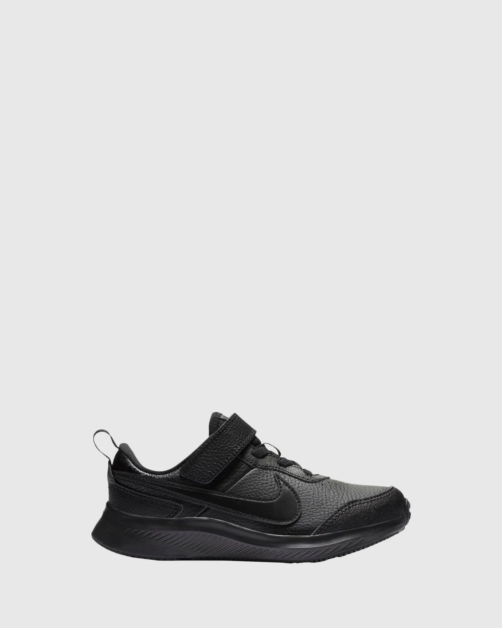 Nike Kinder Schuhe Varsity Leder Vorschule Schwarz