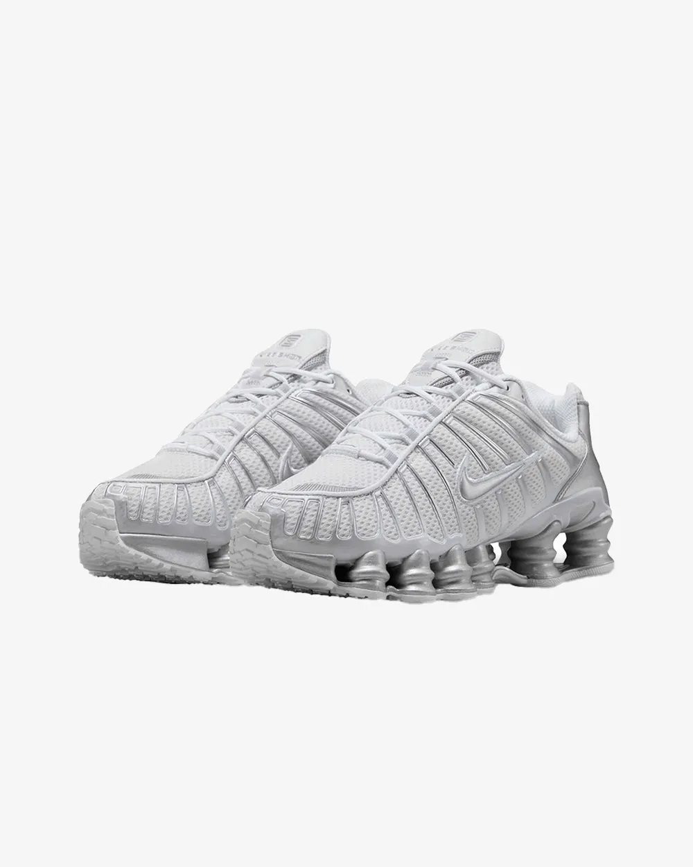 NIKE SHOX TL PLATINUM TINT SILBER WEIß (NEU)