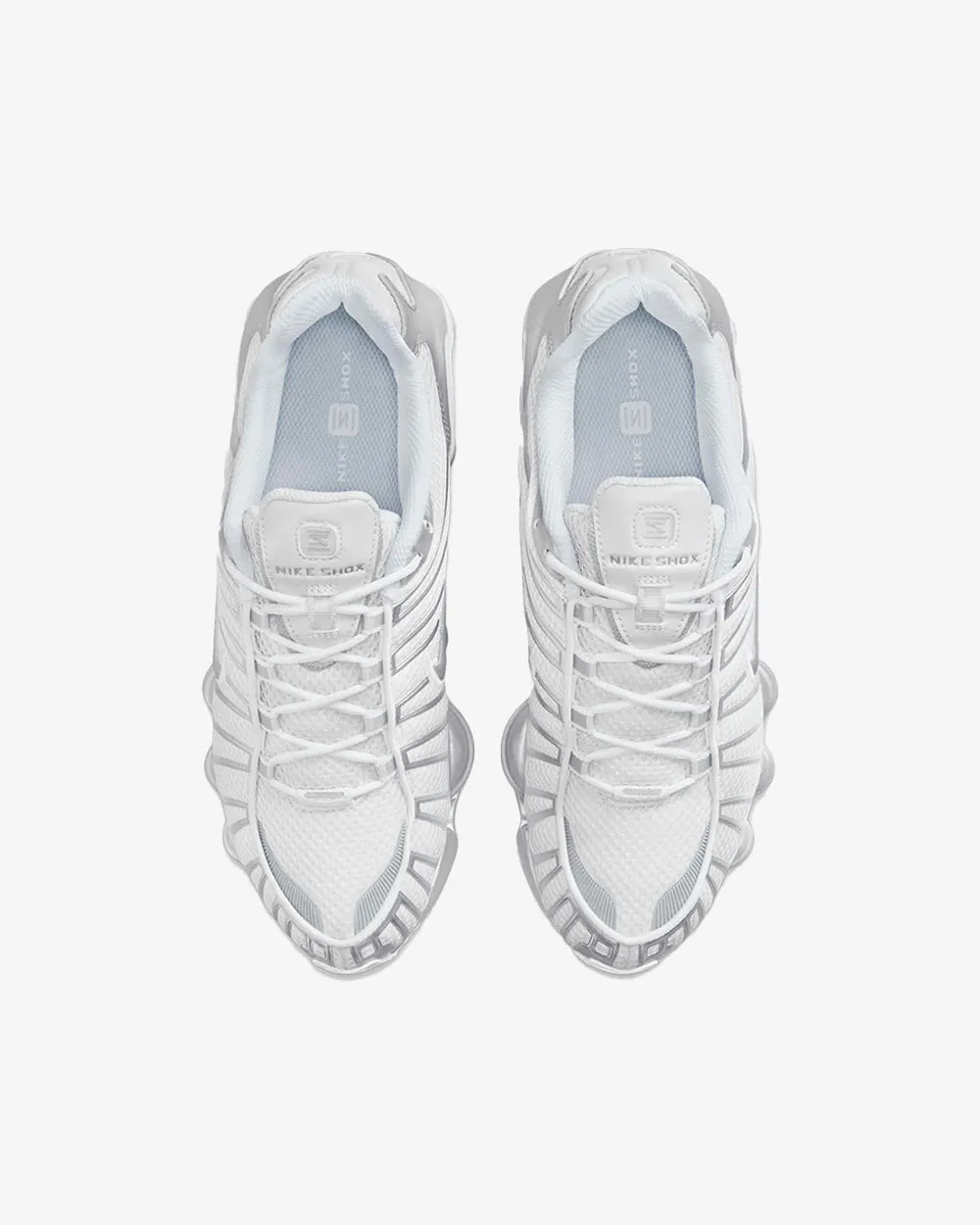 NIKE SHOX TL PLATINUM TINT SILBER WEIß (NEU)