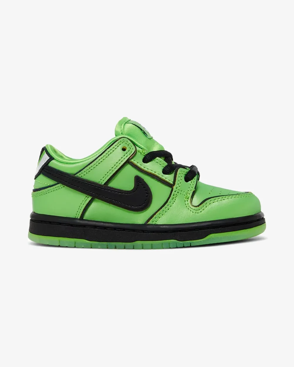 NIKE X THE POWERPUFF GIRLS NIKE SB DUNK BUTTERCUP GRÜN KLEINKIND