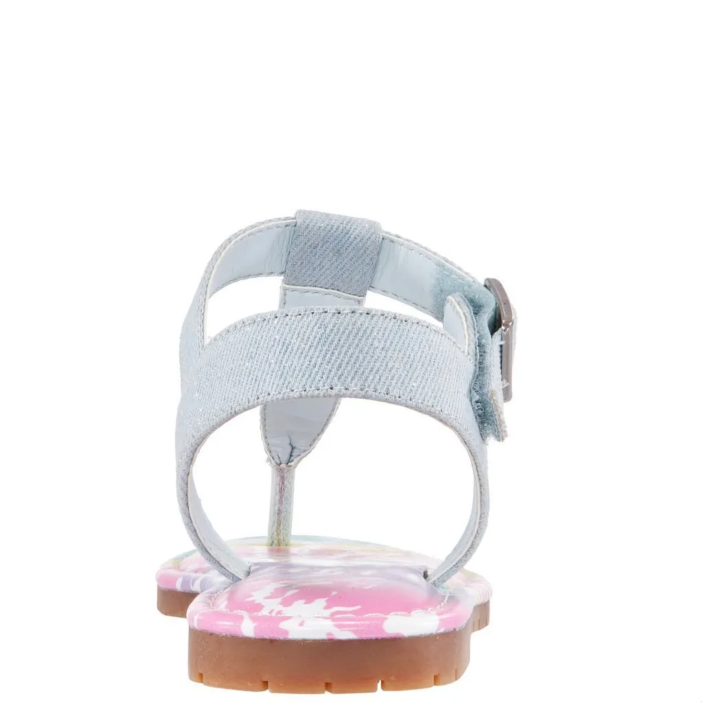 Nina Girl's Heddy Blue Glitzer Denim