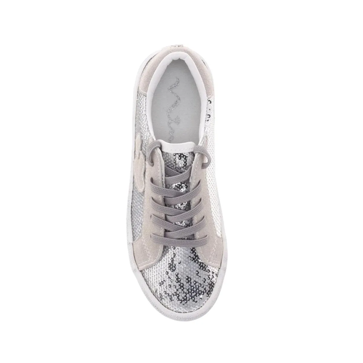 Nina Girl's Madelina Silber Pailletten