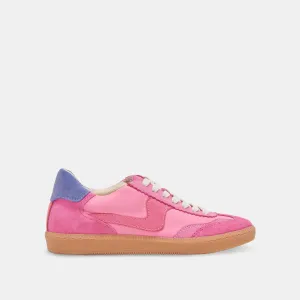 HINWEIS SNEAKERS ROSA WILDLEDER