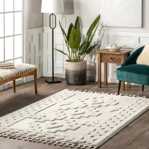 nuLOOM Janece Lässiger Gestreifter Jute-Teppich ecco Schuhe