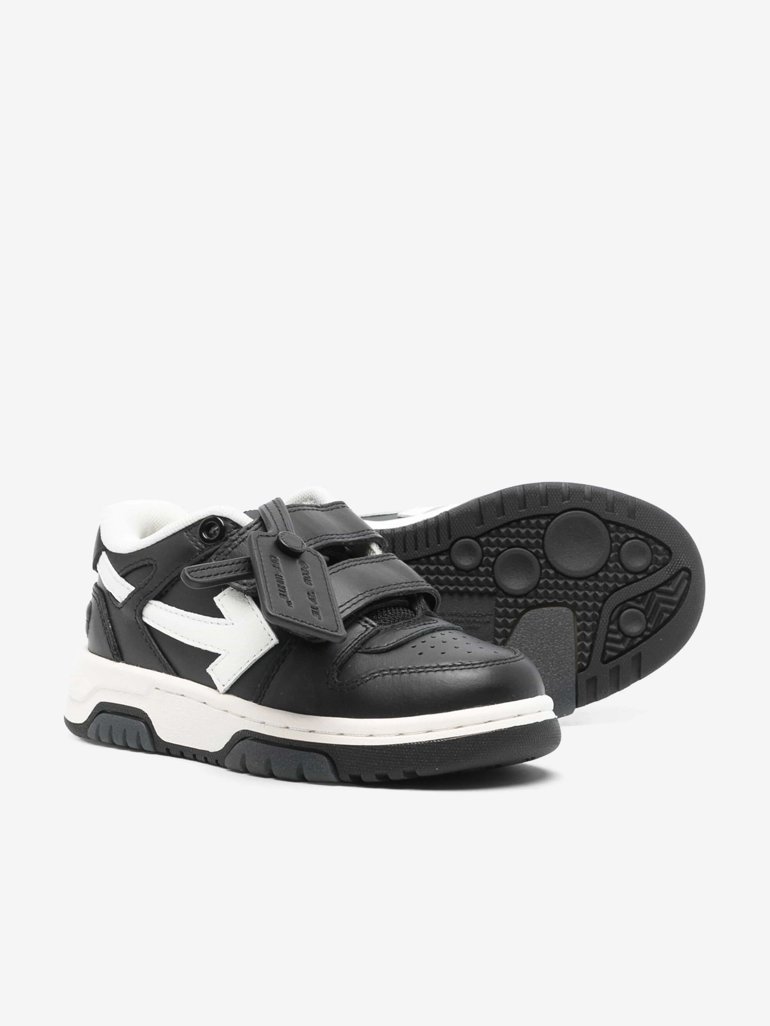 Off-White Kids Out Of Office Riemchen-Sneaker in Schwarz