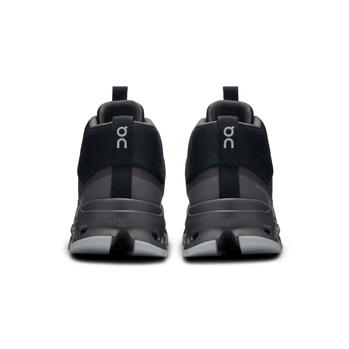 On Running Boy's (Grundschule) Cloudhero Mid Wasserdicht Schwarz/Eclipse
