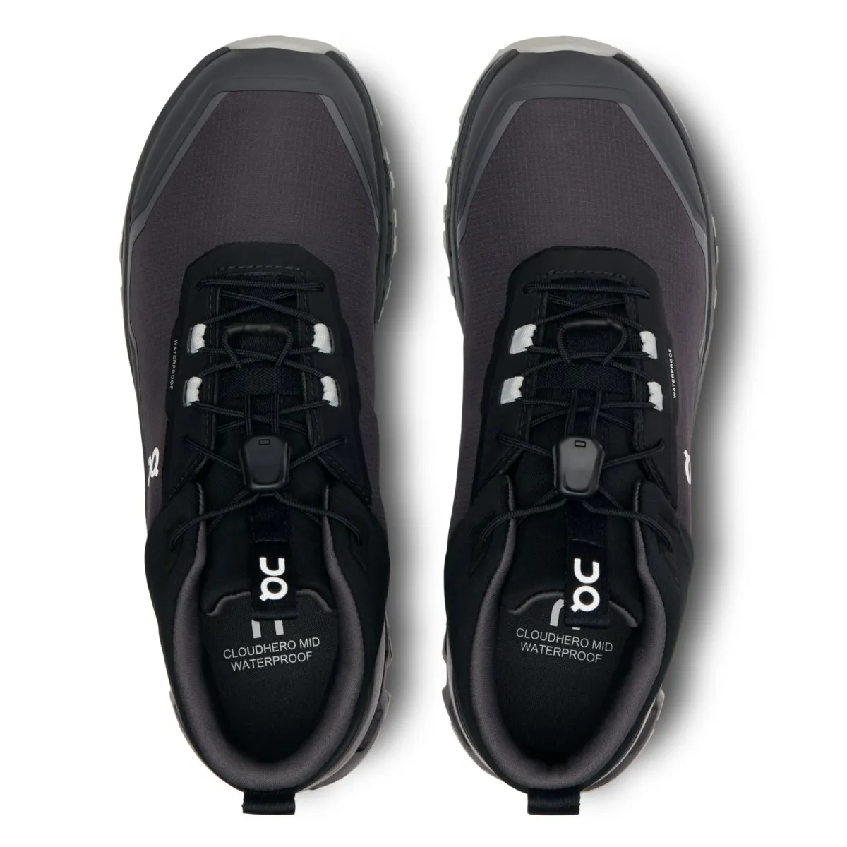 On Running Boy's (Grundschule) Cloudhero Mid Wasserdicht Schwarz/Eclipse