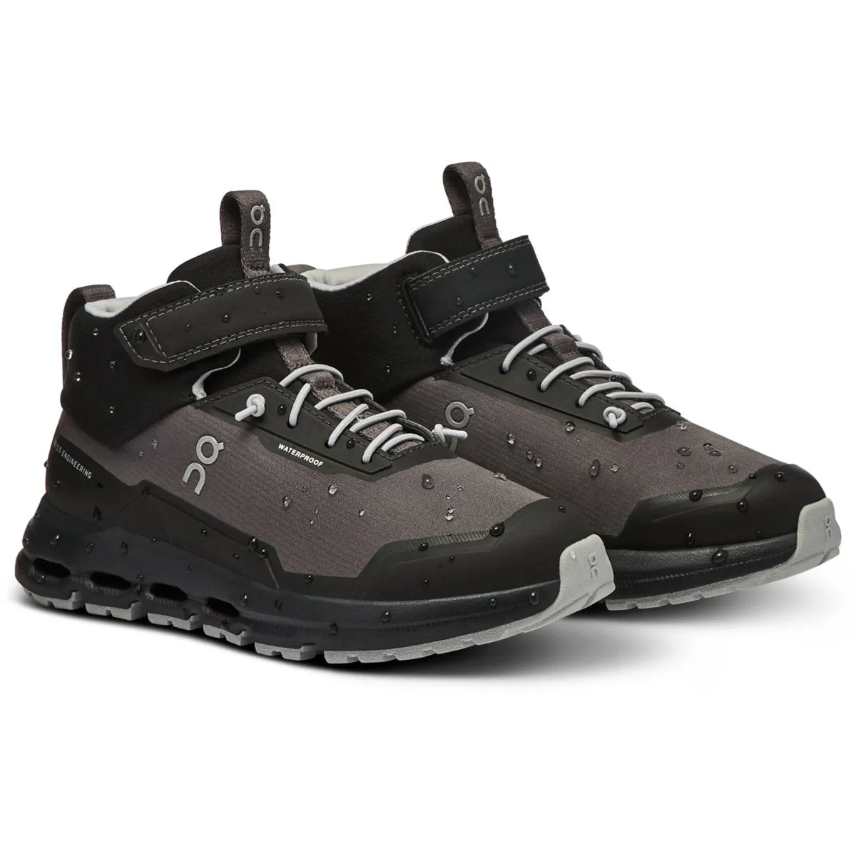 On Running Boy's (Vorschulkind) Cloudhero Mid Wasserdicht Eclipse/Schwarz
