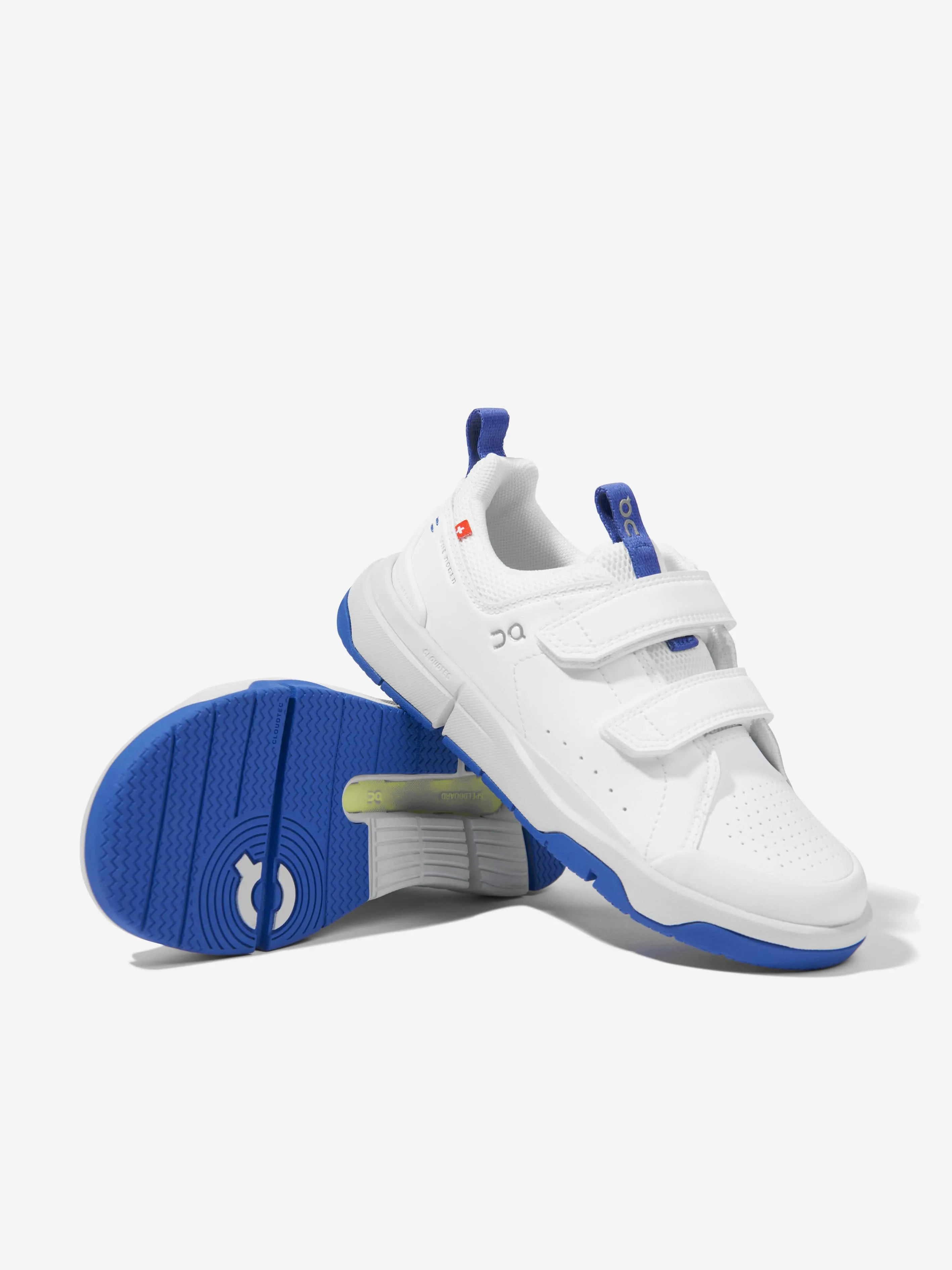 On Running Boys The Roger Trainers in Weiß