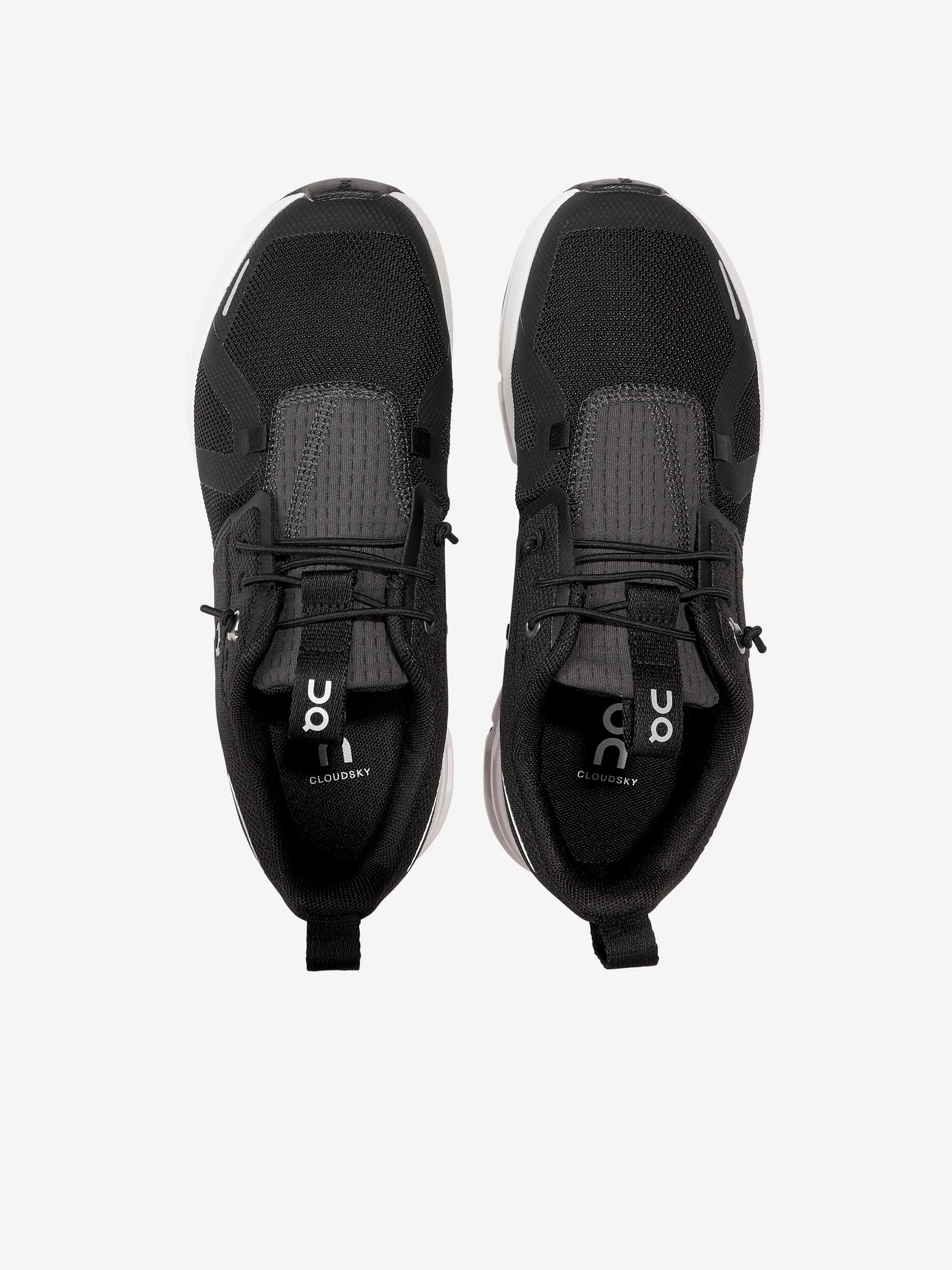 On Running Kids Cloud Sky Trainers in Schwarz
