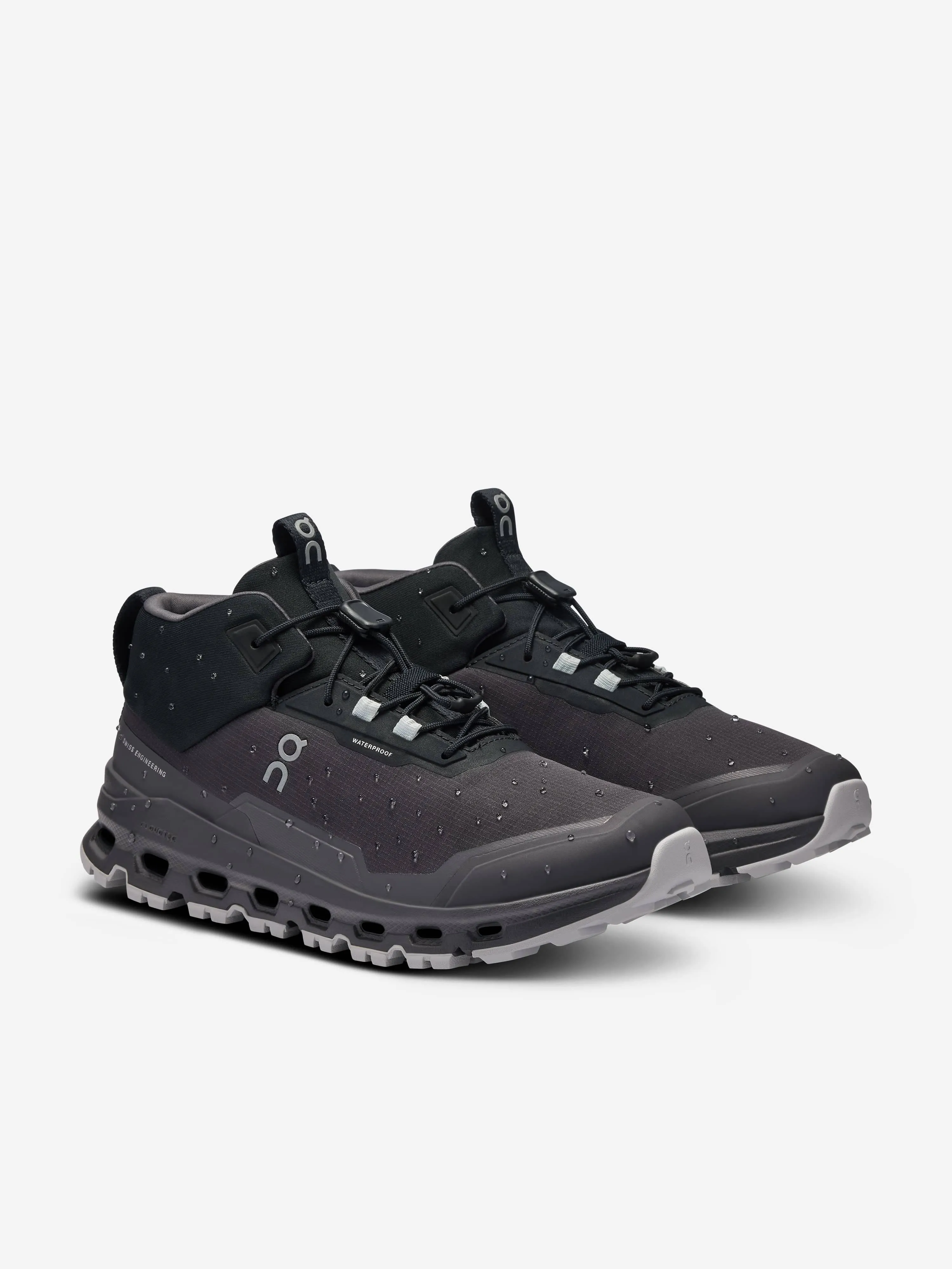 On Running Kids Cloudhero Mid wasserdichte Turnschuhe in Schwarz