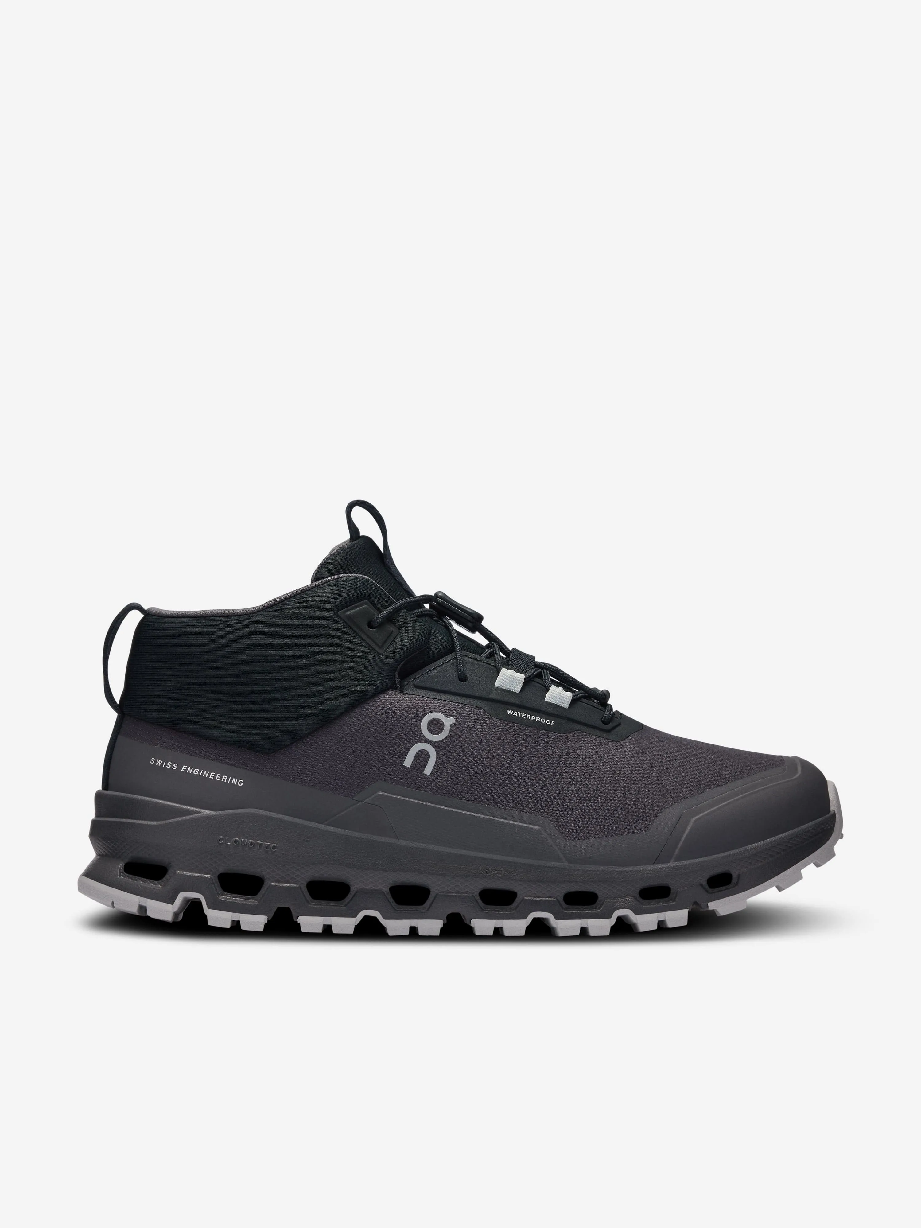 On Running Kids Cloudhero Mid wasserdichte Turnschuhe in Schwarz