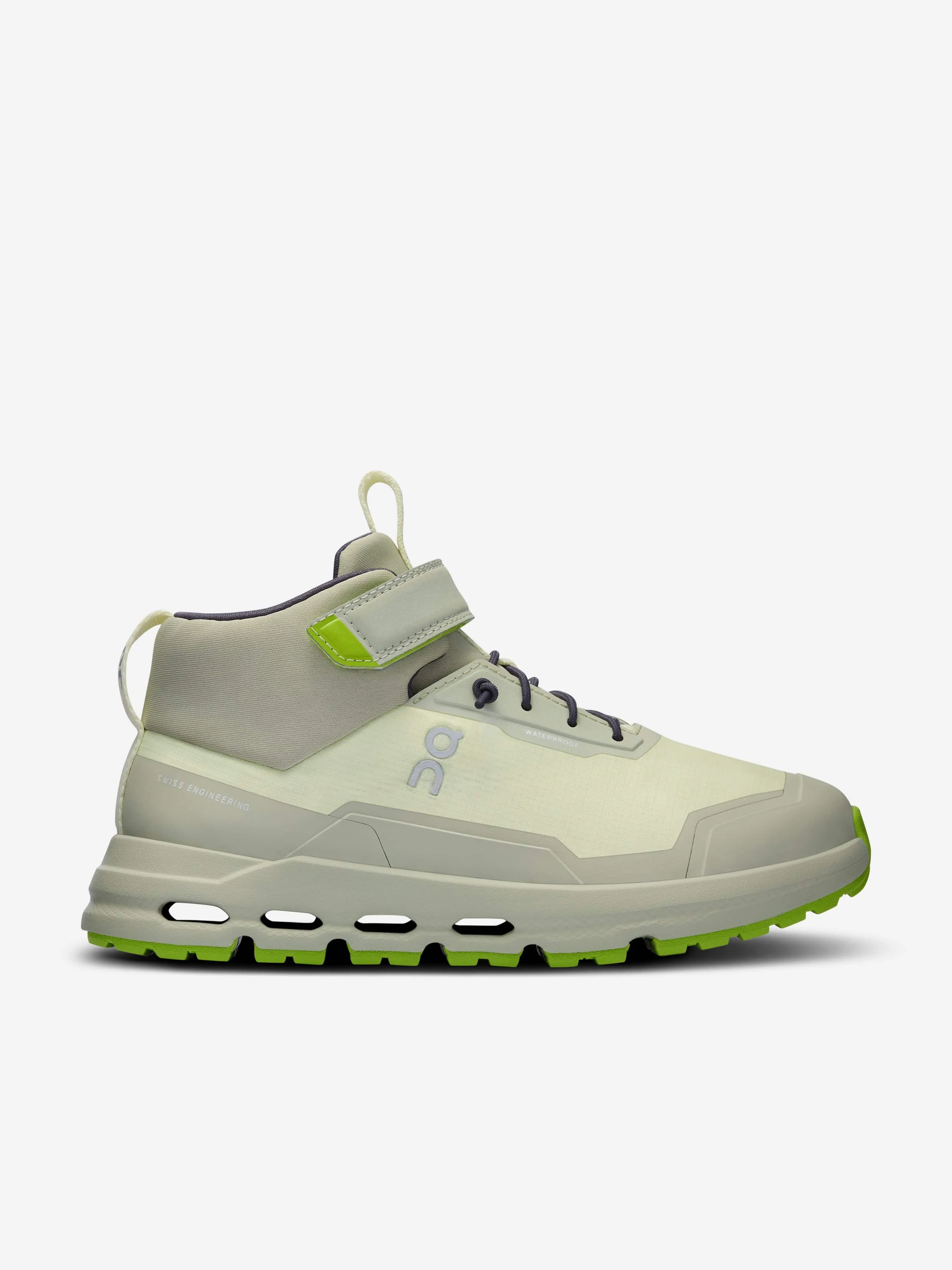 On Running Kids Cloudhero Mid wasserdichte Turnschuhe in Grün