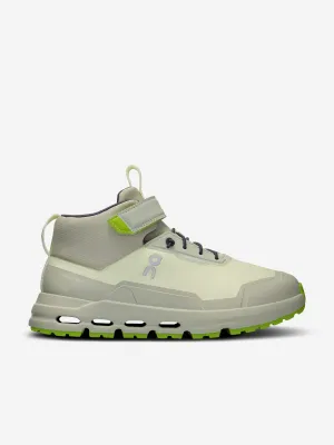 On Running Kids Cloudhero Mid wasserdichte Turnschuhe in Grün