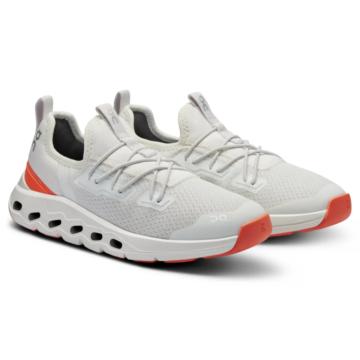 On Running Kinder (Vorschulalter) Cloudleap Elfenbein/Flamme
