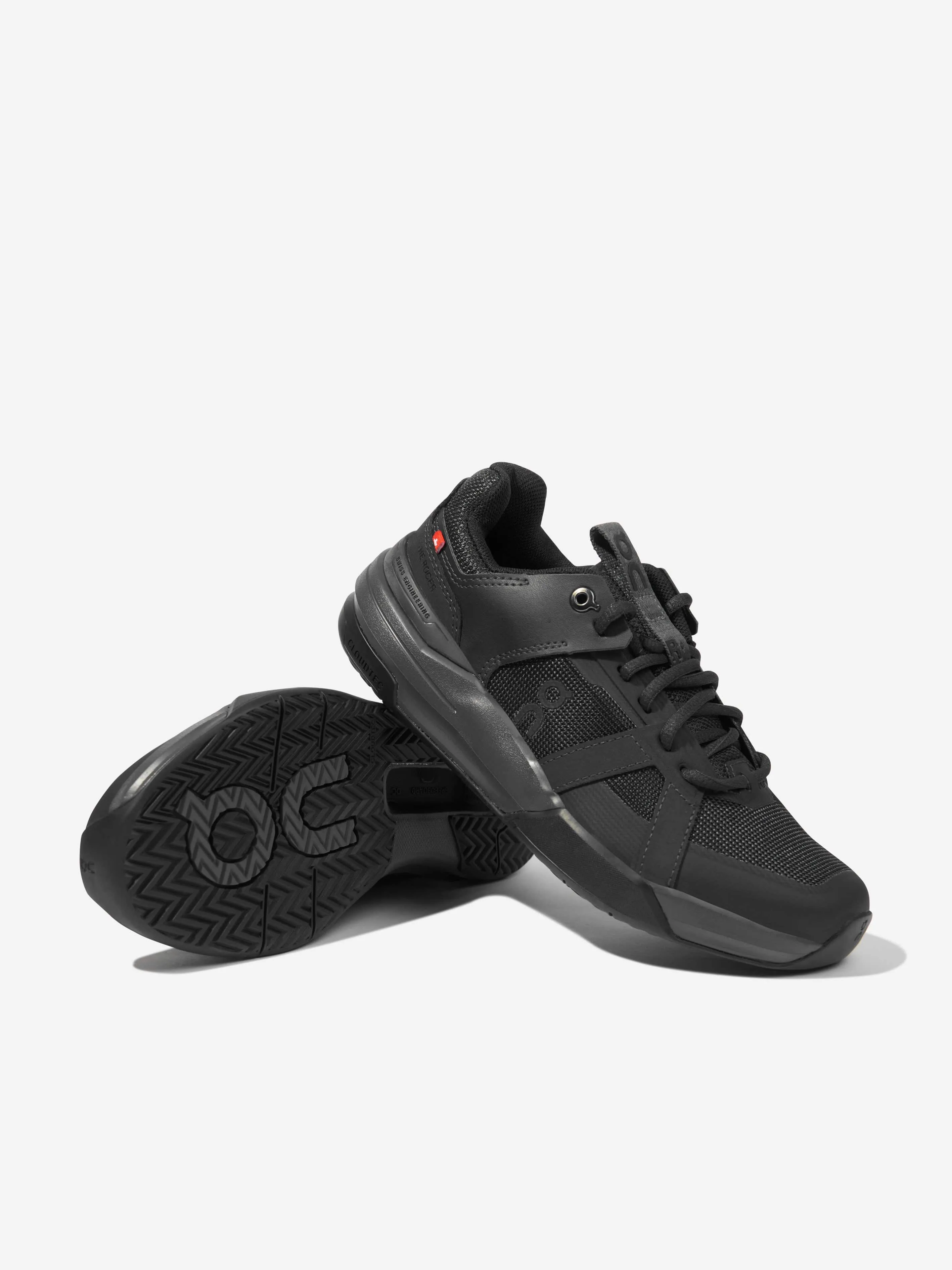 On Running Kids The Roger CH Pro Jugendtrainer in Schwarz