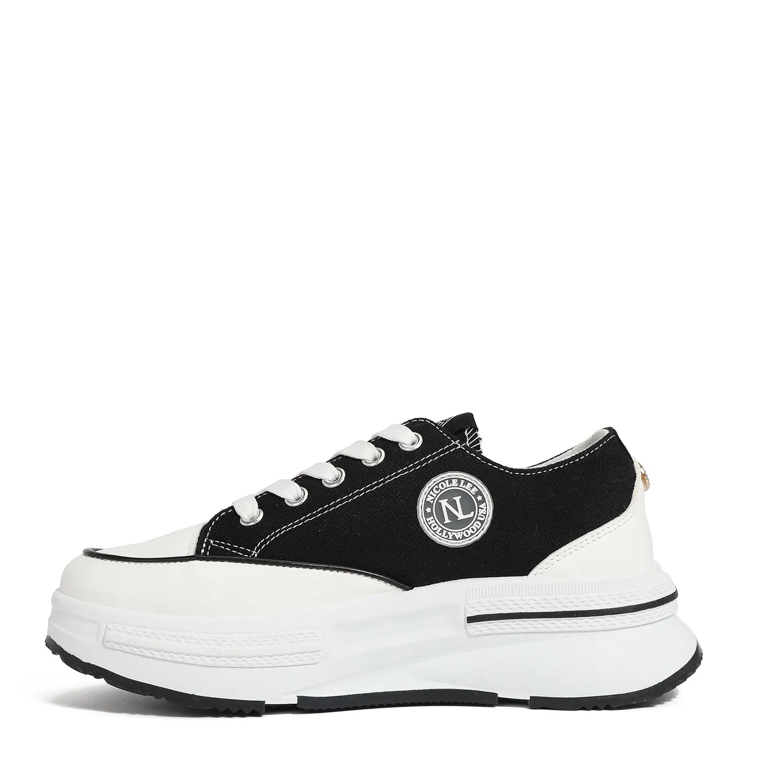 PLATTFORM-SCHNÜRSNEAKER