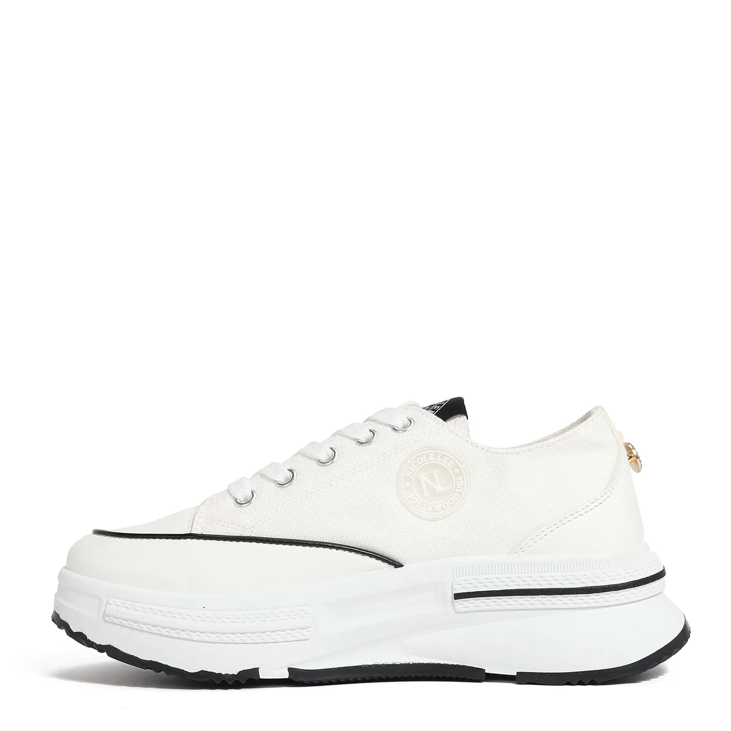 PLATTFORM-SCHNÜRSNEAKER