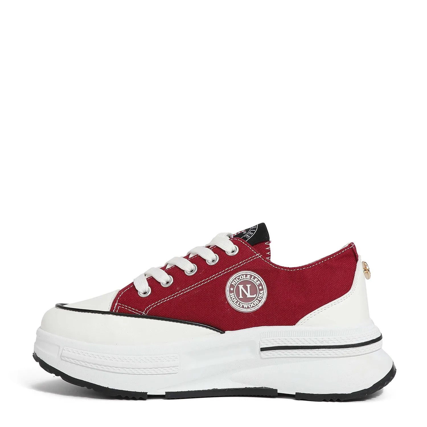 PLATTFORM-SCHNÜRSNEAKER