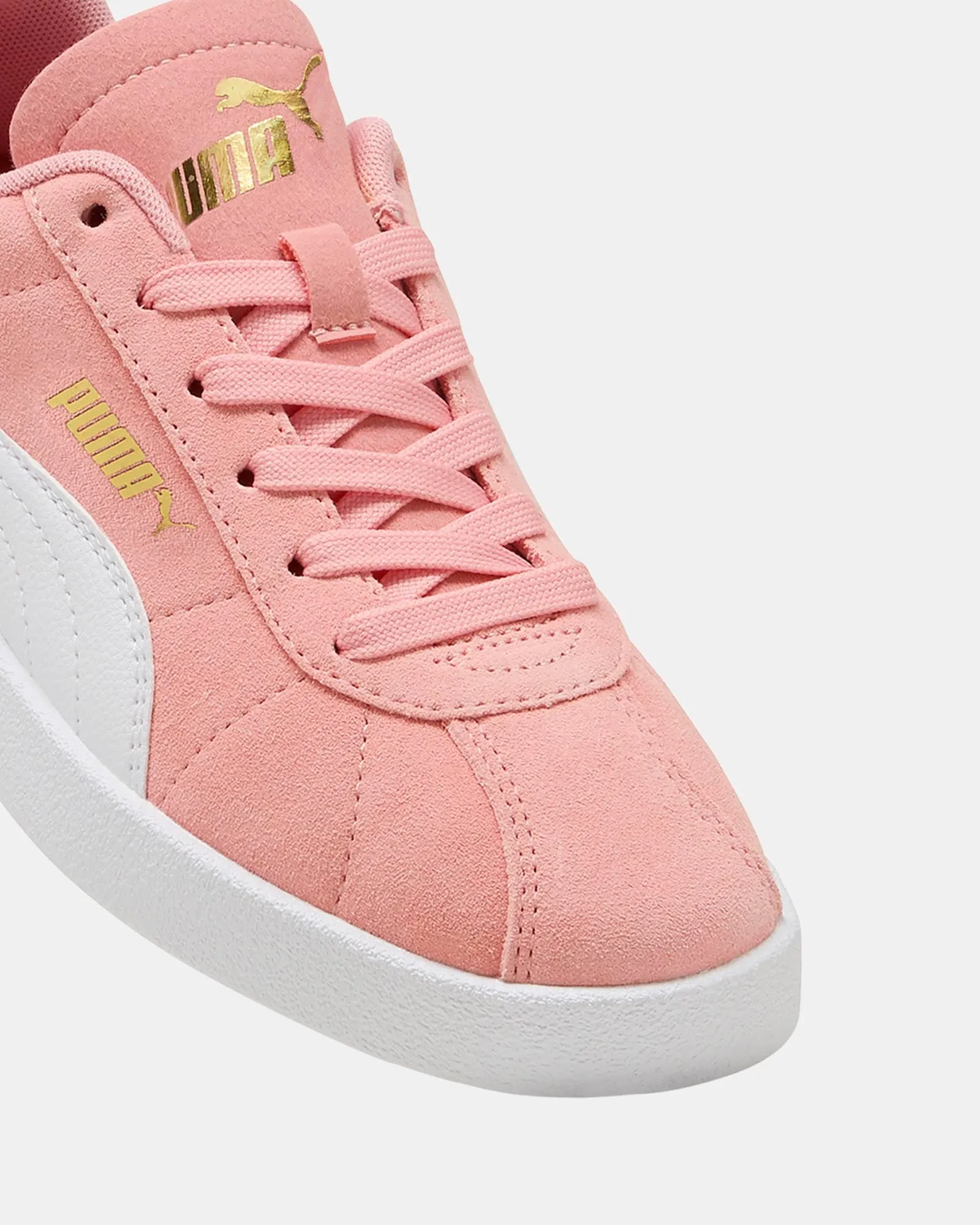 Puma Club II Jnr G Pink/Weiß